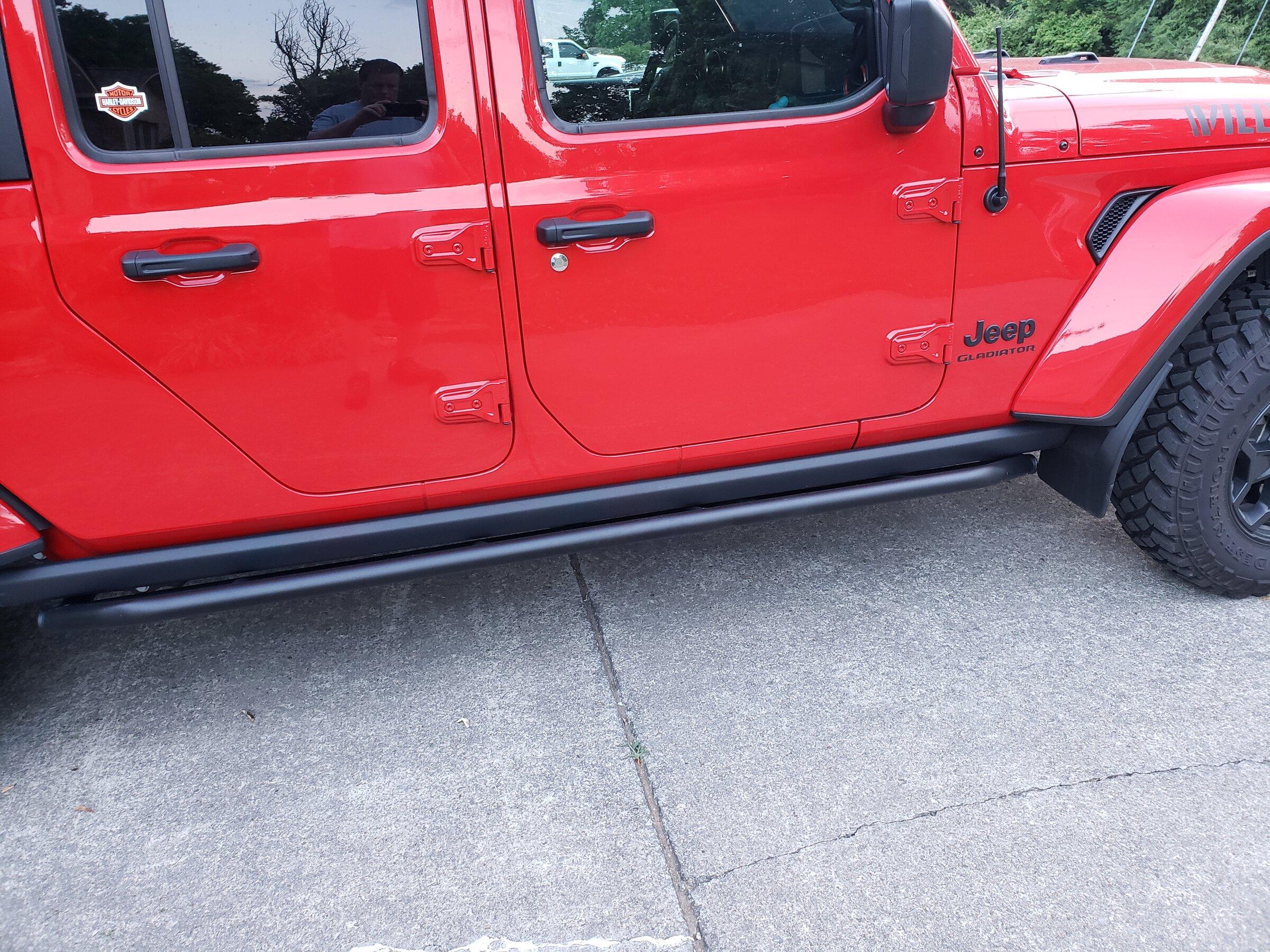 Jeep Gladiator ACE JT Gladiator Rock Sliders, Would buy them again, are you happy with them, hate them, please let me know. 20220521_202153