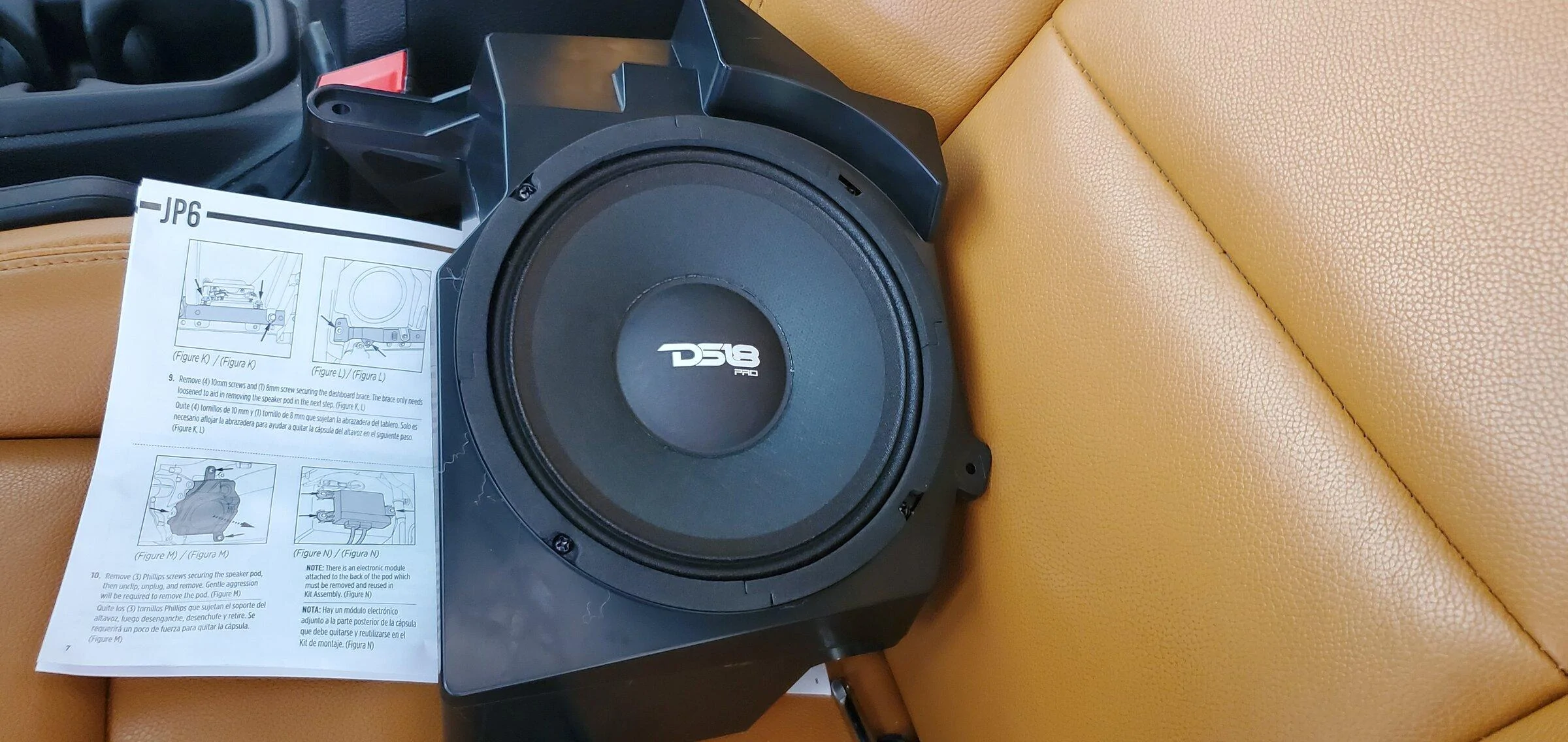 Jeep Gladiator Knee Panel Speakers 20220521_154109