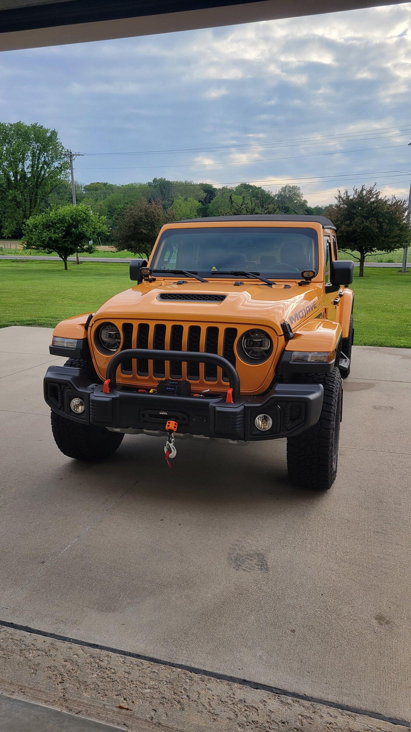Jeep Gladiator Mojave Bumper Mods 20220522_195020