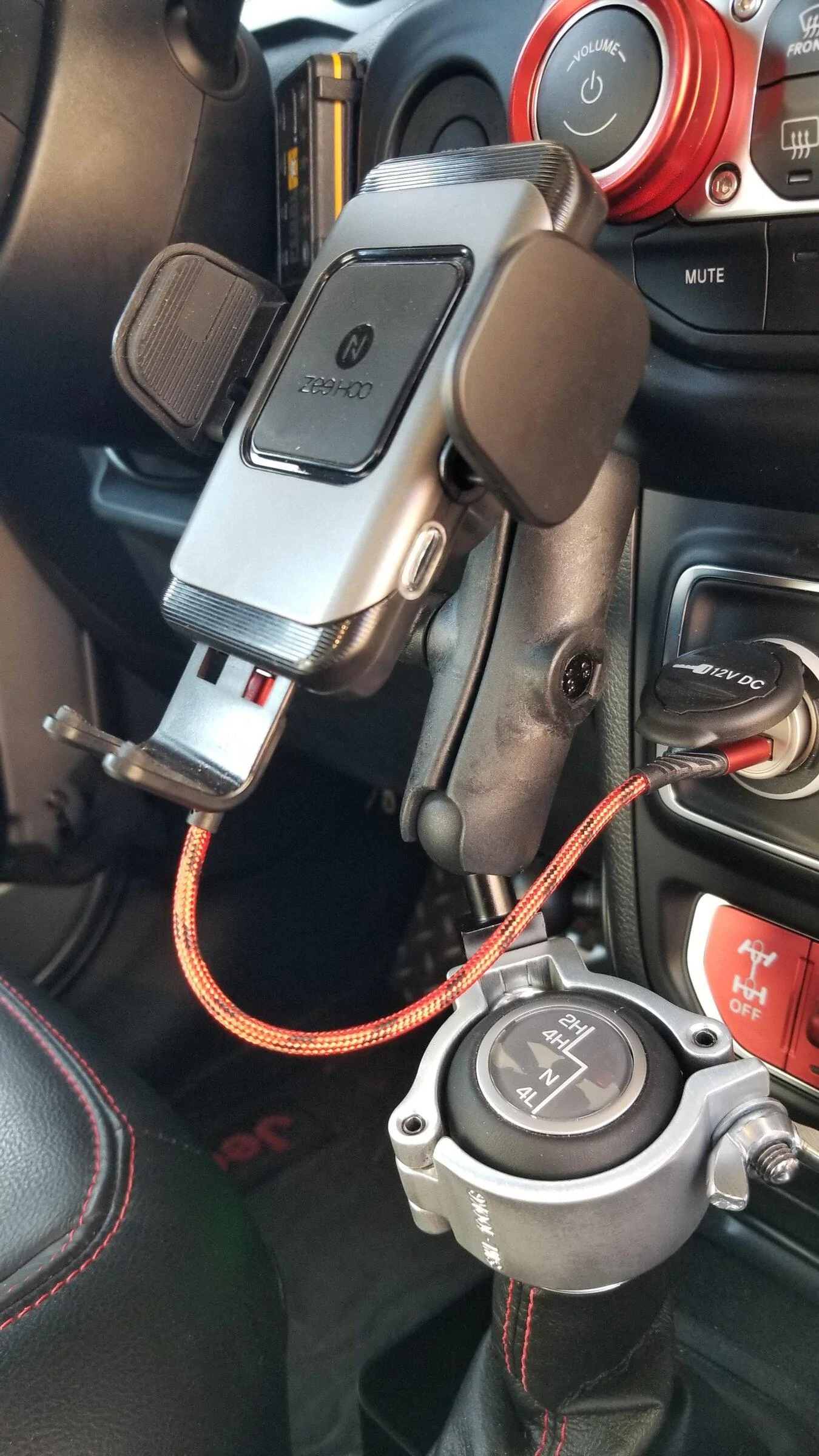 Jeep Gladiator iphone car mount 20210911_103607