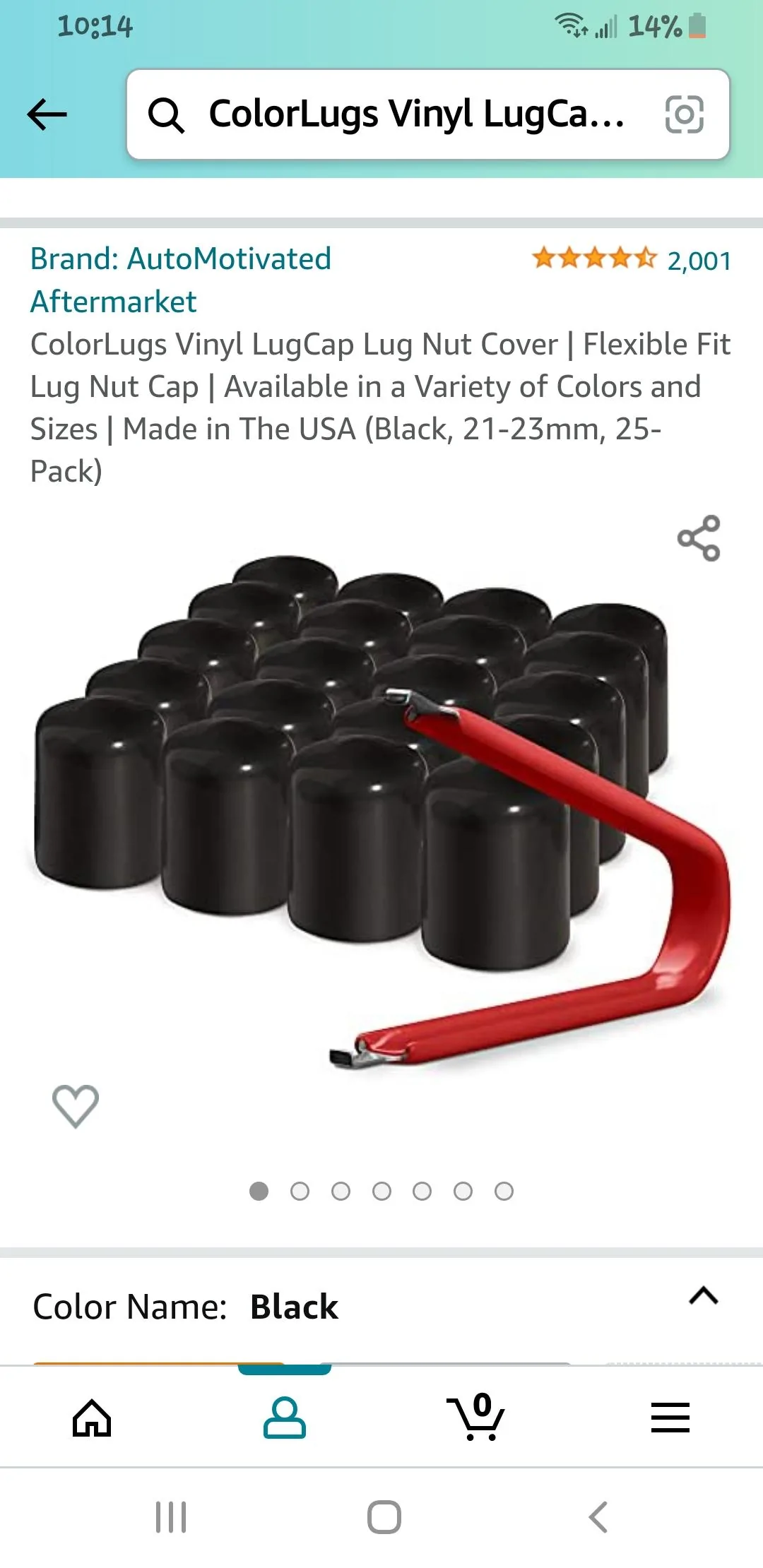 Jeep Gladiator Any one swapped out the chrome lug nuts ? Screenshot_20220523-221451_Amazon Shopping