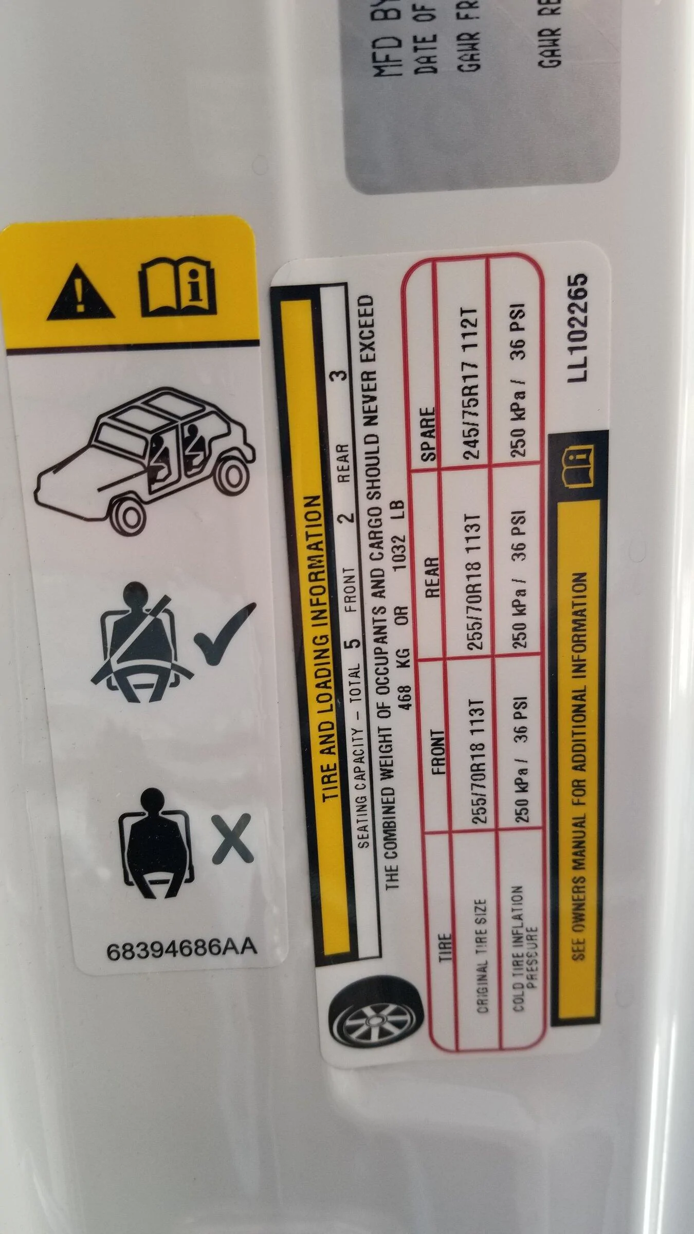Jeep Gladiator Overland edition payload 20190825_151455
