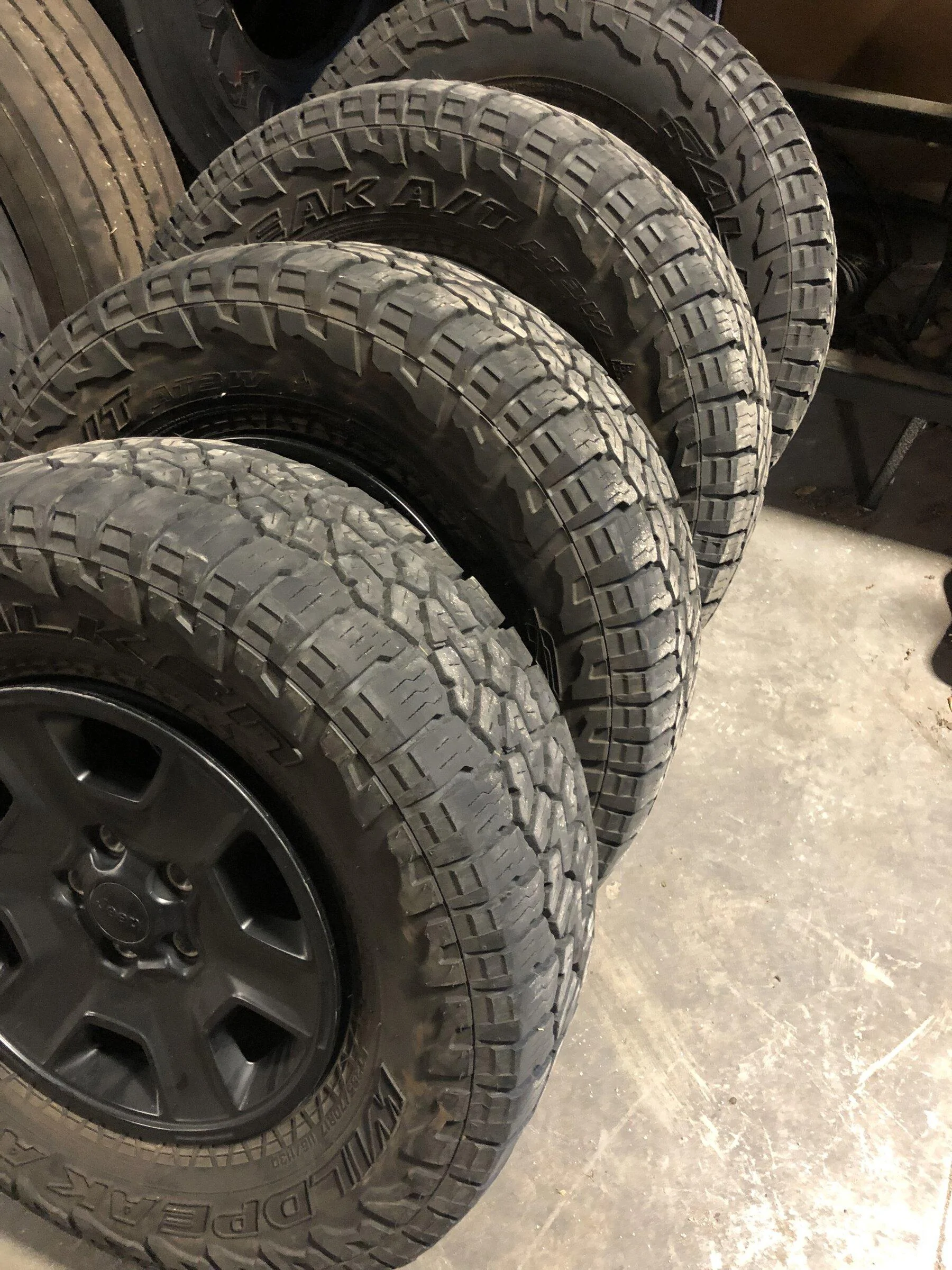 Jeep Gladiator $500 Mojave wheels and wildpeak AT’s plus spare CDA42F38-045F-41FE-ACC9-AFA8C965C26F