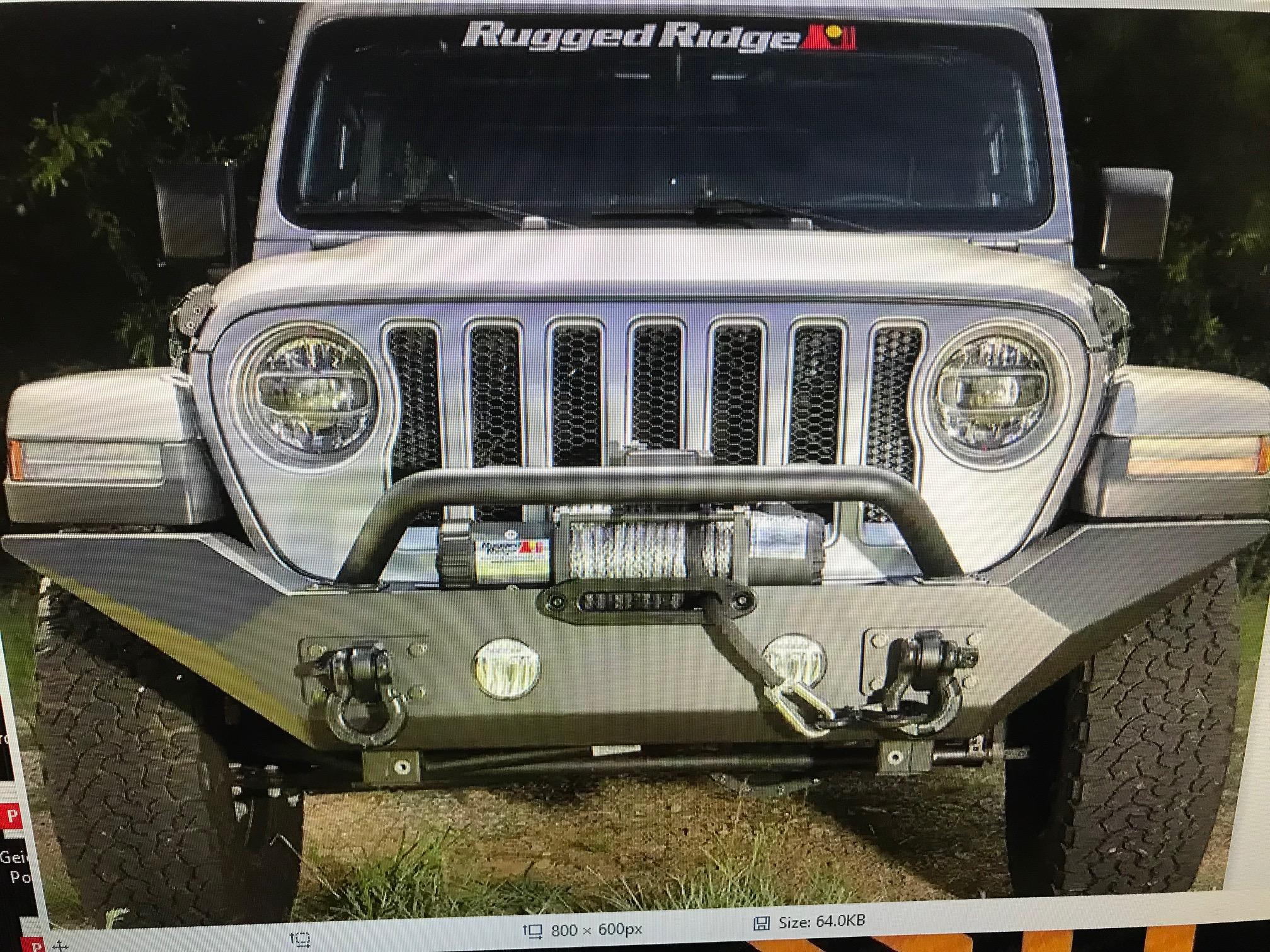 Jeep Gladiator New Rugged Ridge Spartan Bumper Price Reduced! IMG_2500