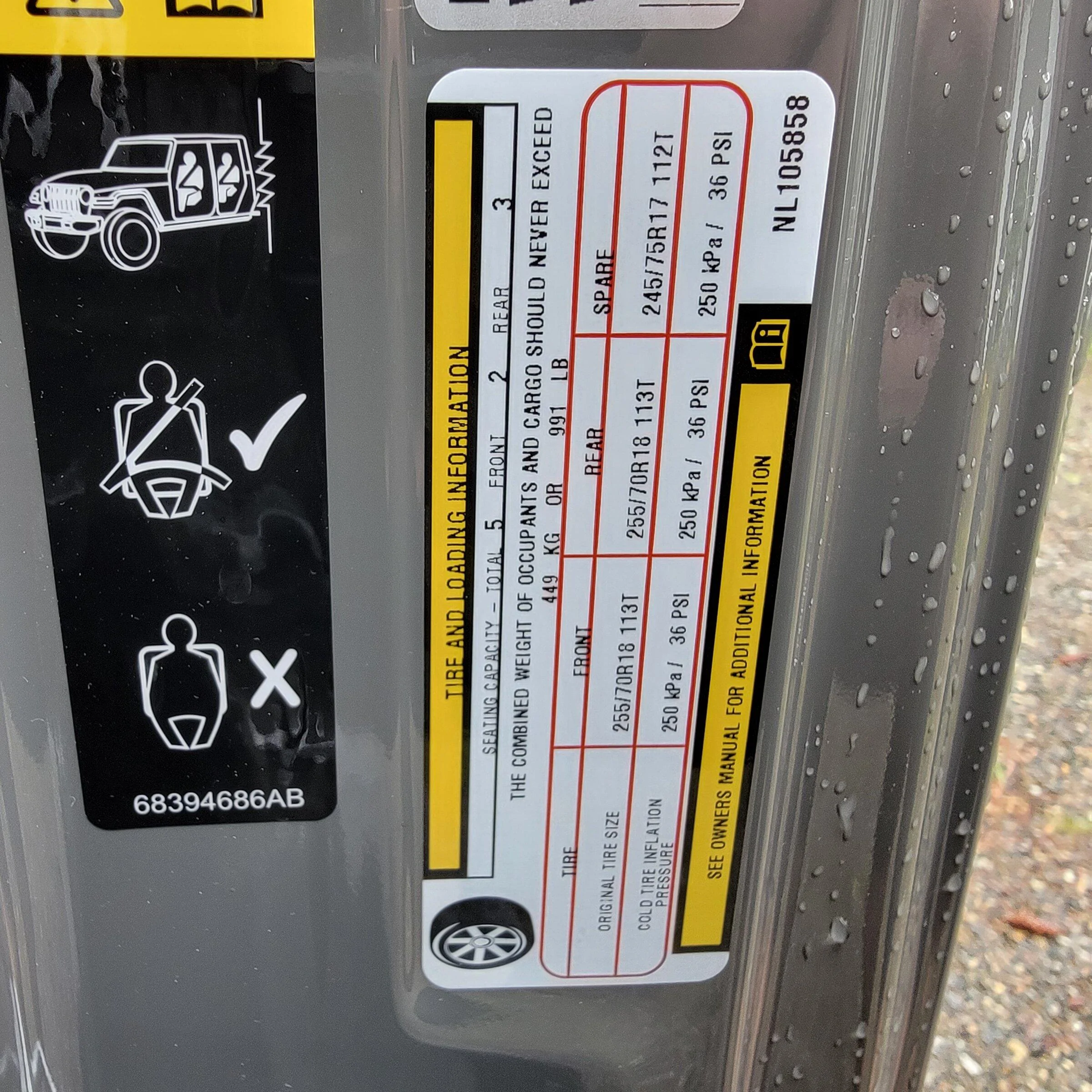 Jeep Gladiator Overland edition payload 20220425_094544