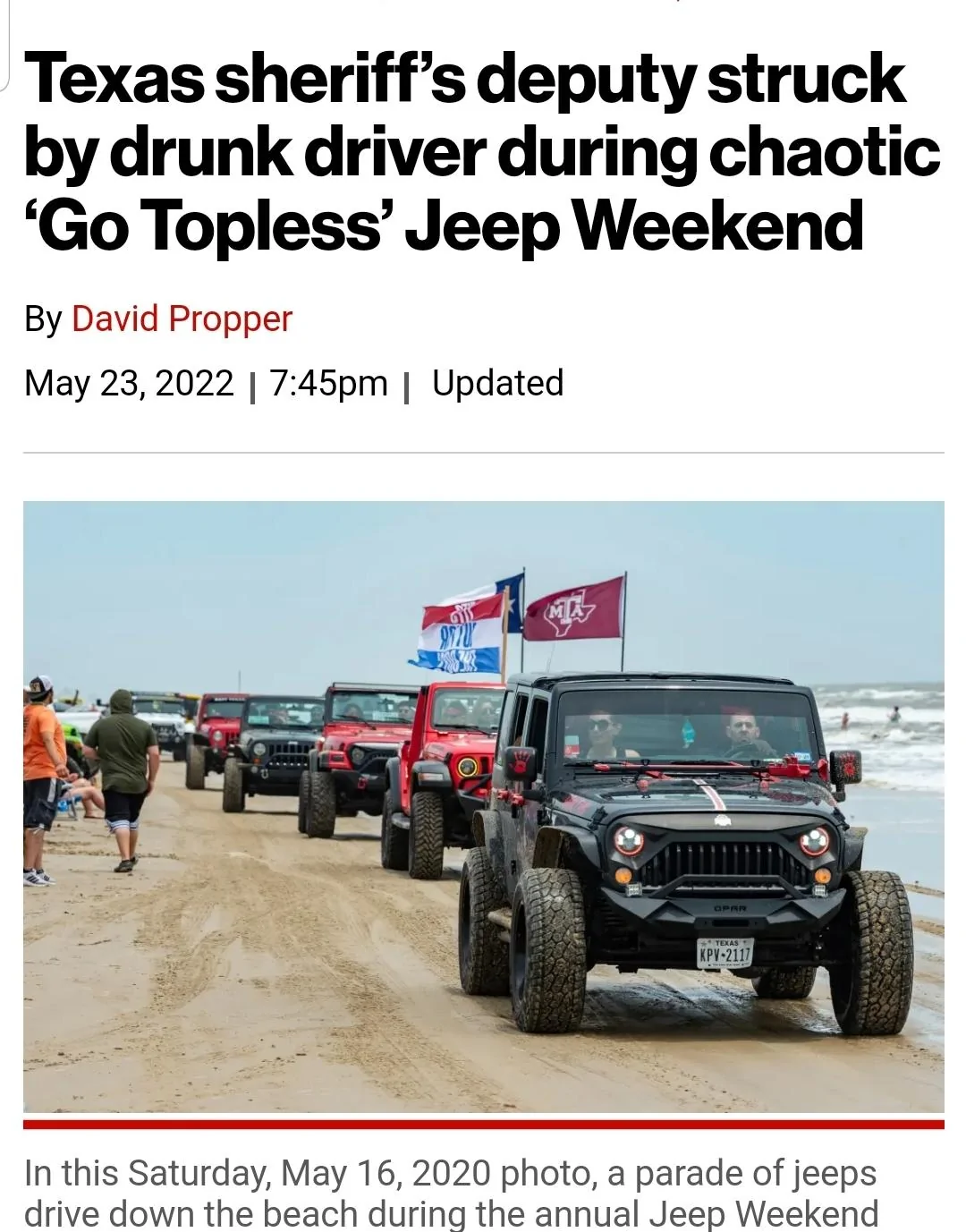 Jeep Gladiator Craziness at Jeep "Go Topless" event Screenshot_20220525-012950_Edg