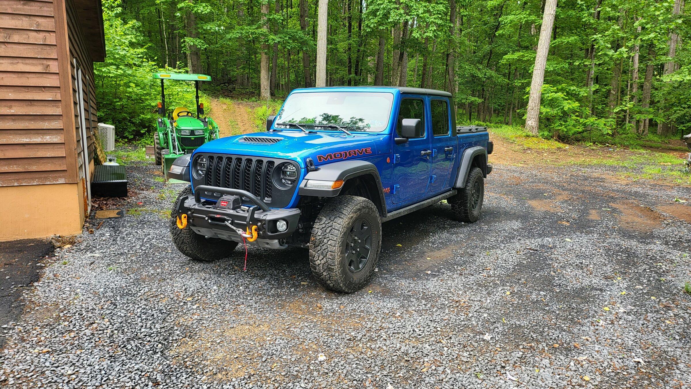 Jeep Gladiator My 2022 Hydro Blue Mojave Log - Jack of All Trades 20220525_080108
