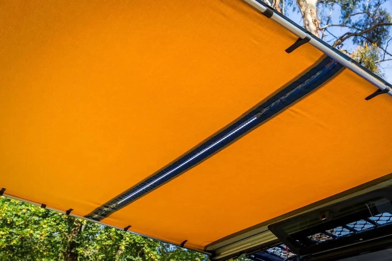 Jeep Gladiator ARB TOURING AWNING with LIGHT and AWNING ROOM with FLOOR 2000mm (6.5ft) X 2500mm (8.2ft) awning_light_3_1