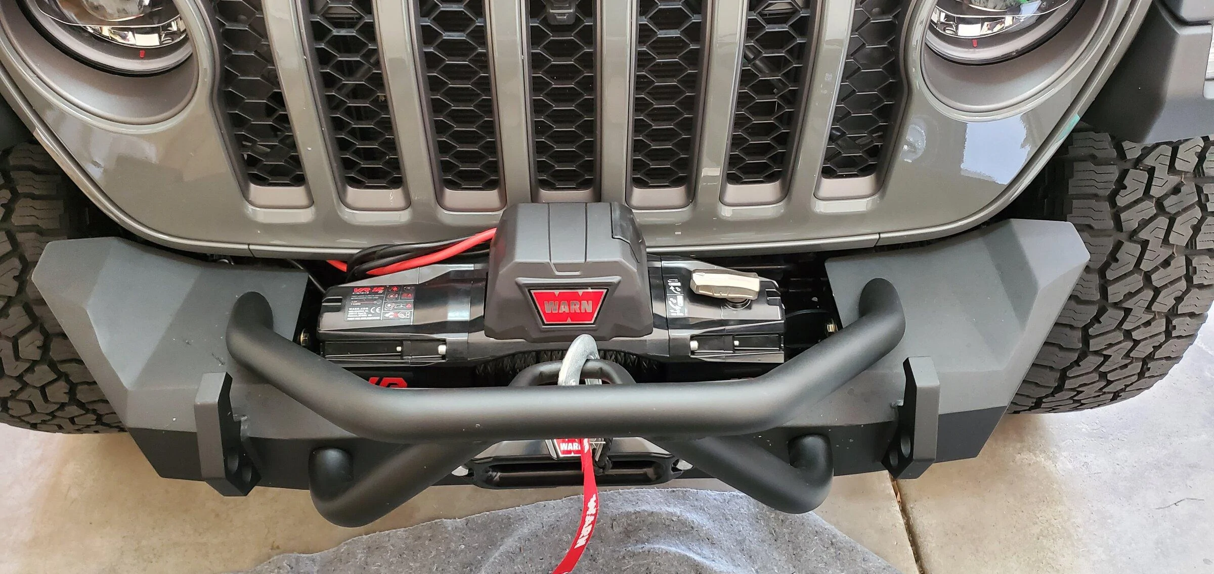 Jeep Gladiator Warn Winch VR10s install, anyone done one? 20220521_160326