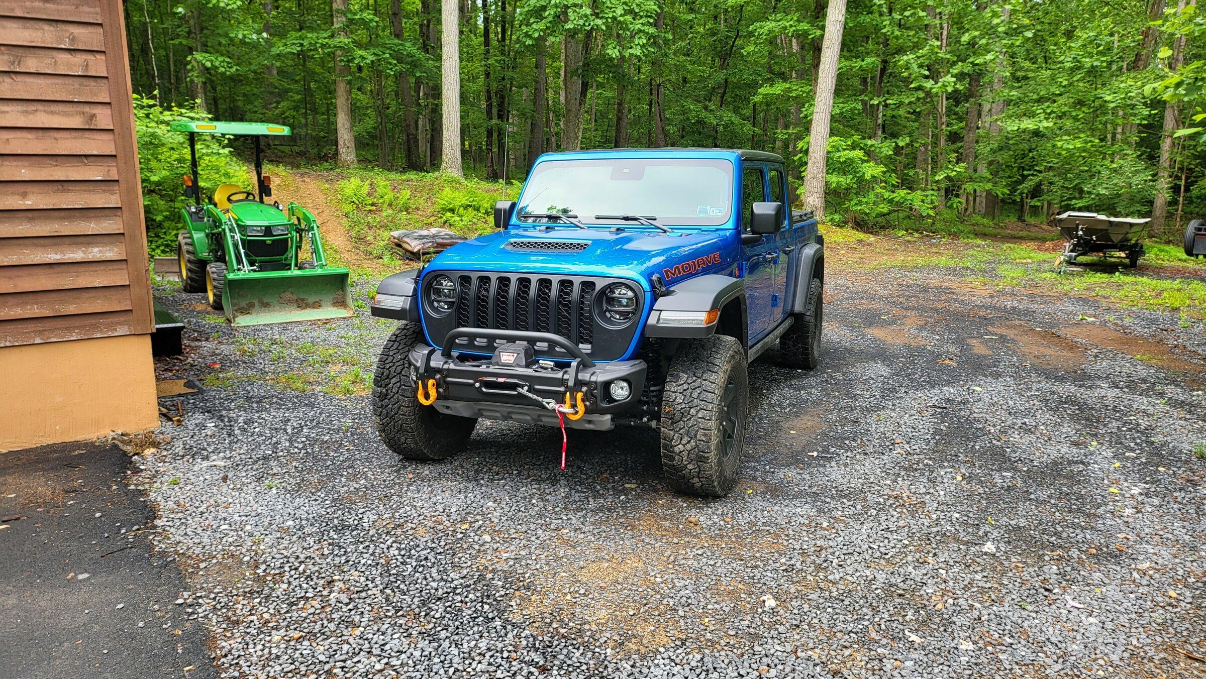 Jeep Gladiator My 2022 Hydro Blue Mojave Log - Jack of All Trades 20220525_080054