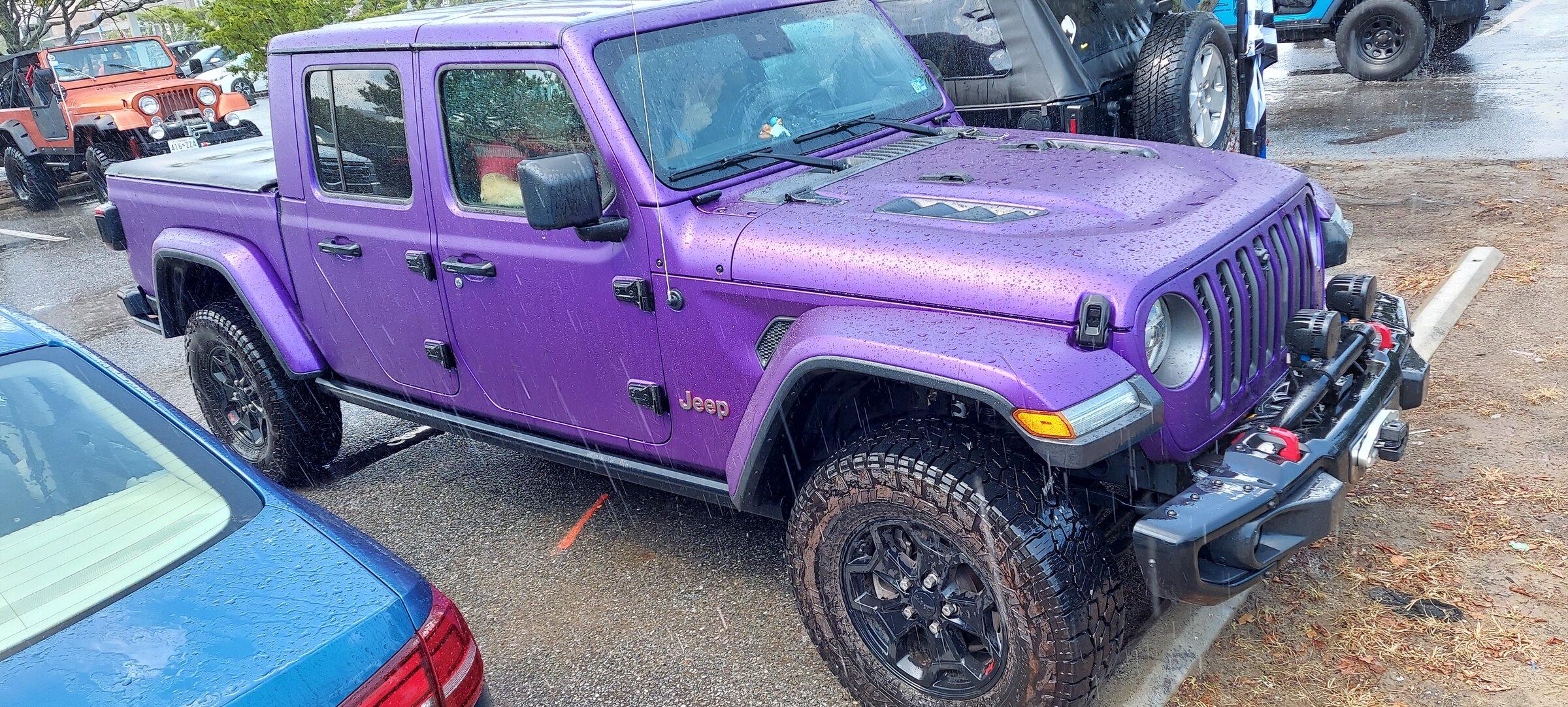 Jeep Gladiator Purple Glad? Purple JT