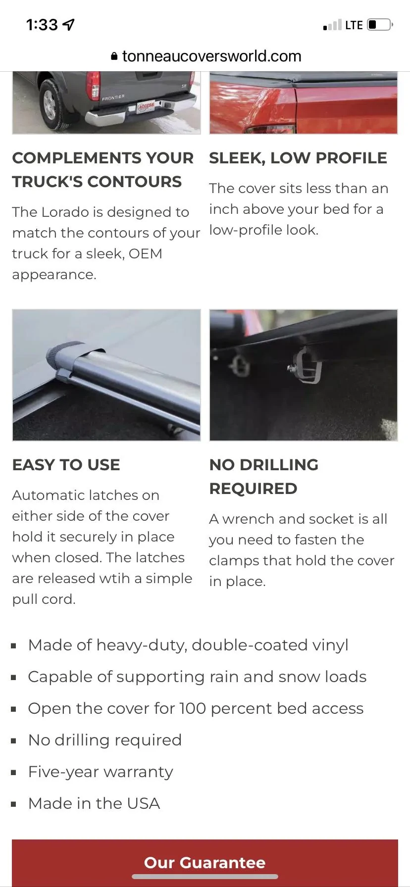 Jeep Gladiator $250 Access Literider Laredo Tonneau Cover BDCEBE62-360C-4DDC-927B-35E6F697688D