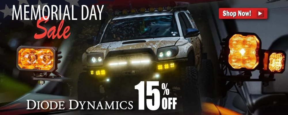 Jeep Gladiator Memorial Day Sale is Live! Several Brands, Big Deals Diode-1000x200-Banner-MD22