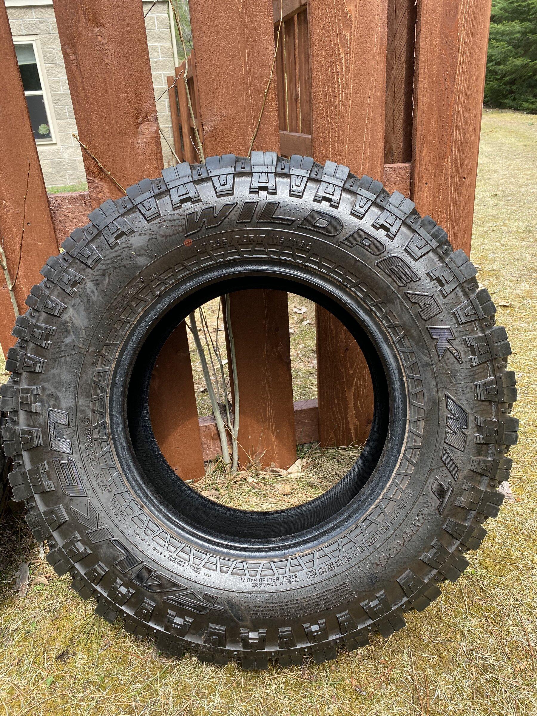 Jeep Gladiator Rubicon rims w/ 33” Falken Wildpeak M/T for sale 5764B5C1-DB83-47B4-A416-100C081684A6