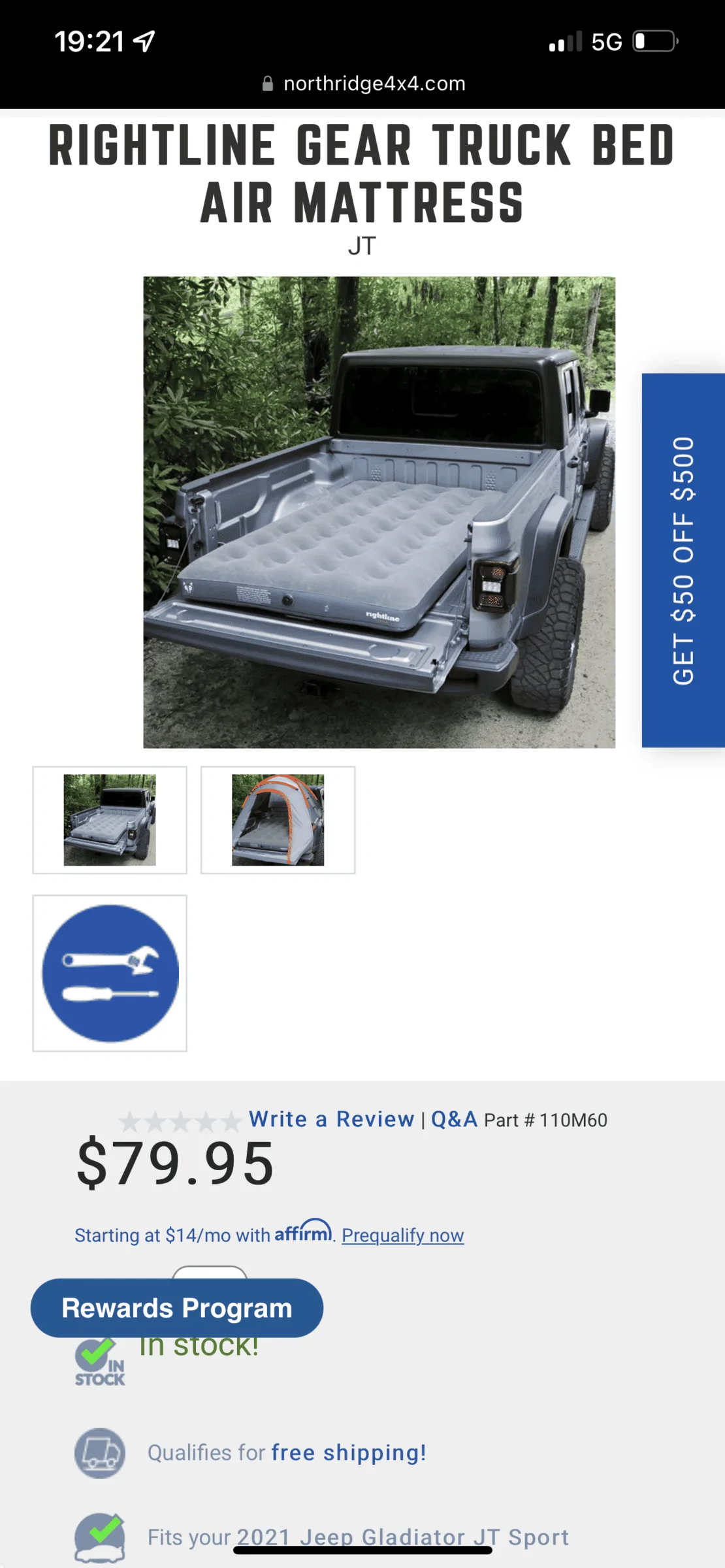 Jeep Gladiator Tent and mattress CA461ADD-F660-482B-B460-764CC4C4BCE3