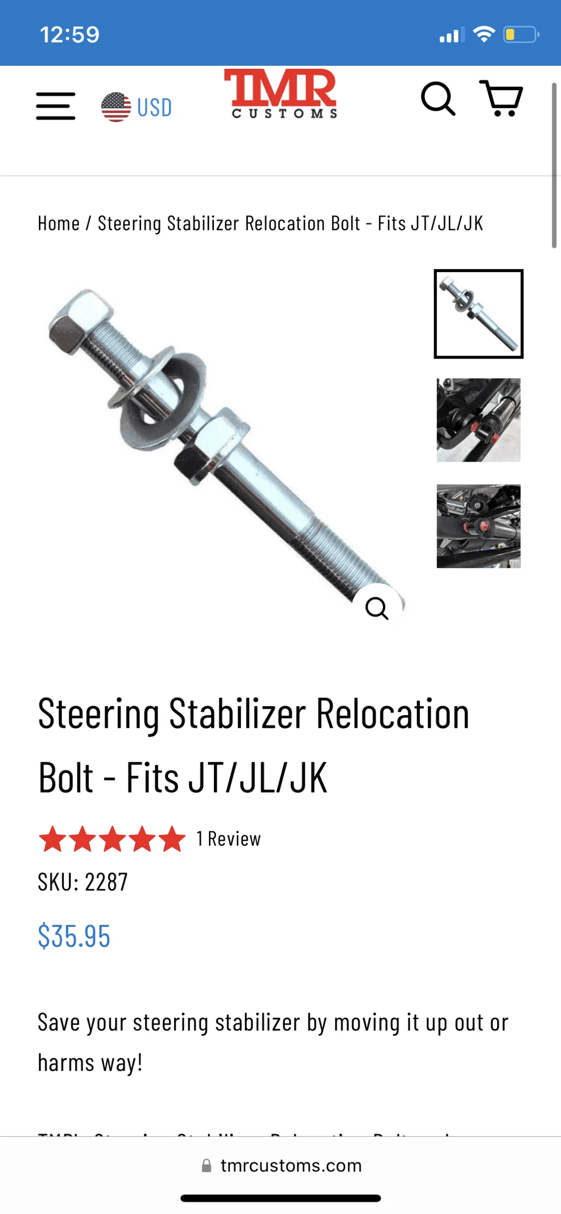 Jeep Gladiator Let’s talk Steering Stabilizer Relocation Brackets E6DF6779-D5C2-42C7-8E9D-98FC56613FC8