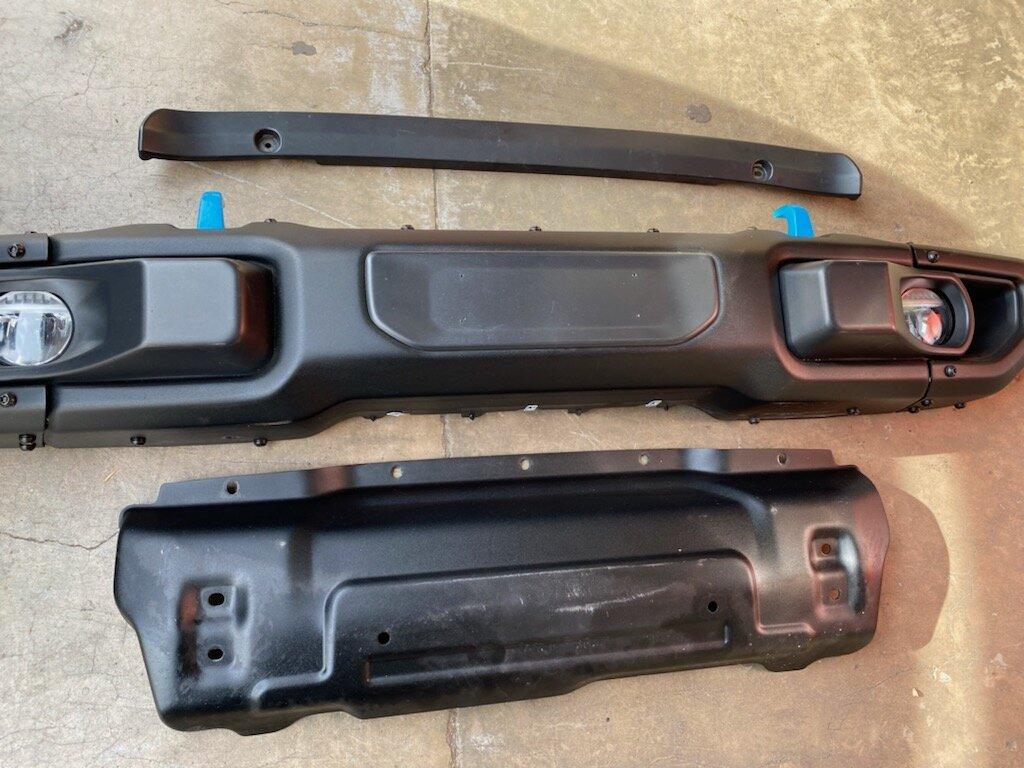 Jeep Gladiator Mopar steel front bumper IMG_1996