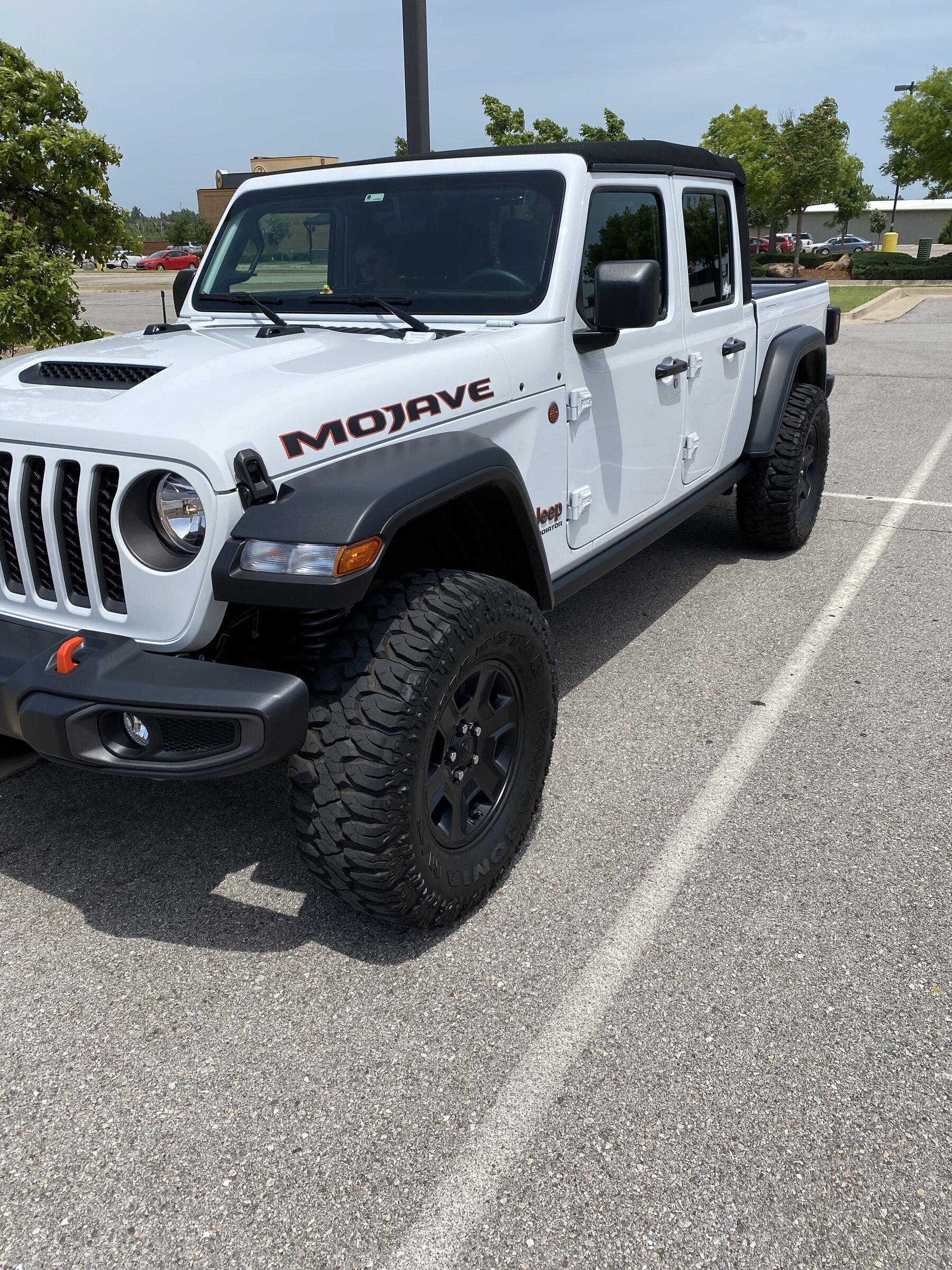 Jeep Gladiator 1 inch Teraflex Spacer on Mojave B1860317-B7C5-4E6E-83C0-9DF63CCBD270