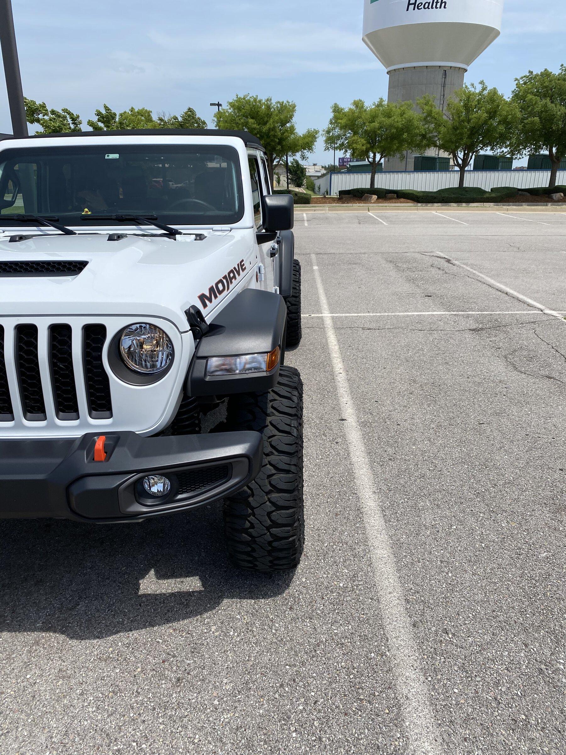 Jeep Gladiator 1 inch Teraflex Spacer on Mojave 08F6383C-910B-4C40-A7B3-0F41621240FB
