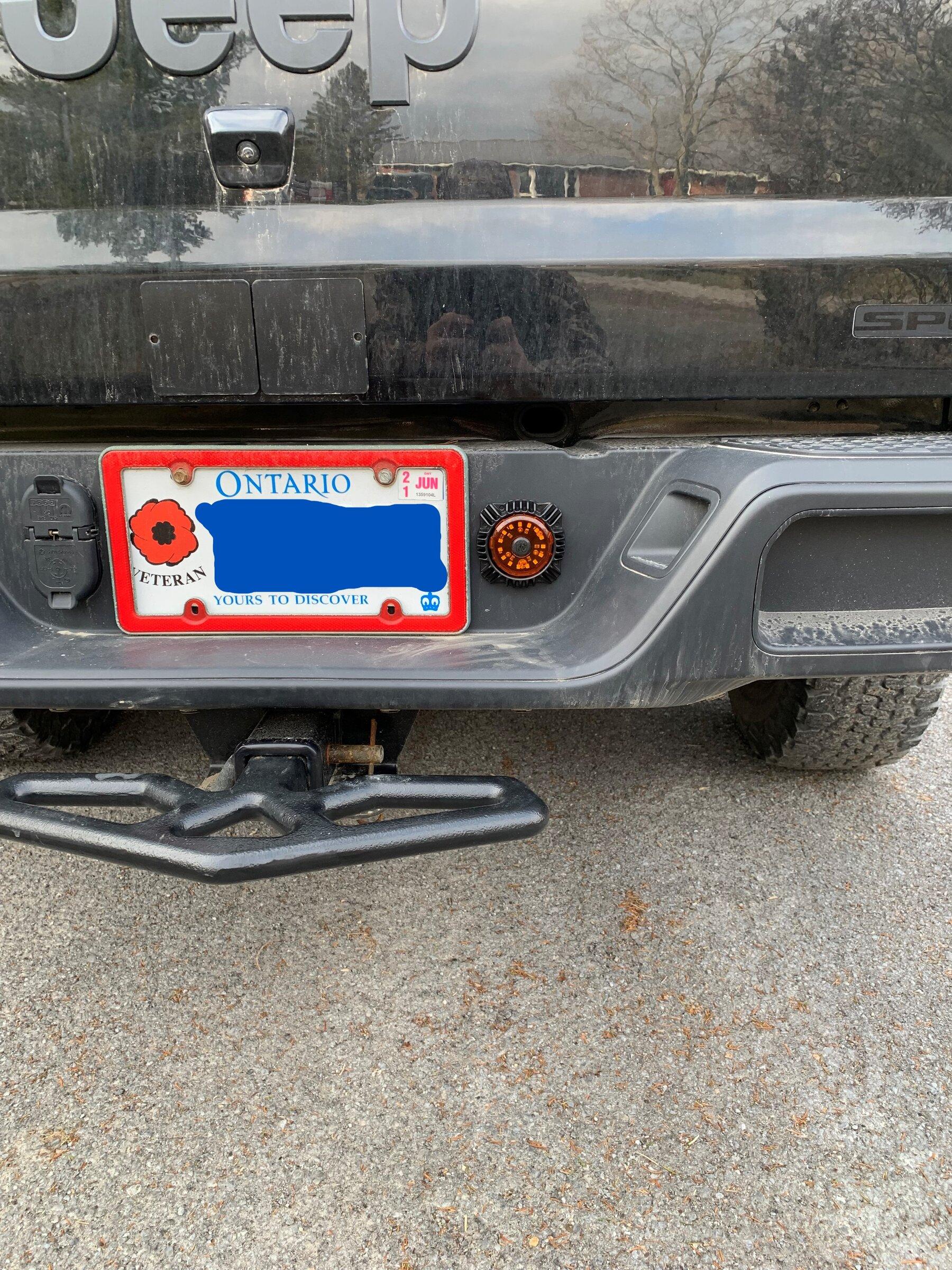 Jeep Gladiator Auxiliary LED Reverse Lights (Integrated Rear Bumper) Rear Dust and Fog Light1