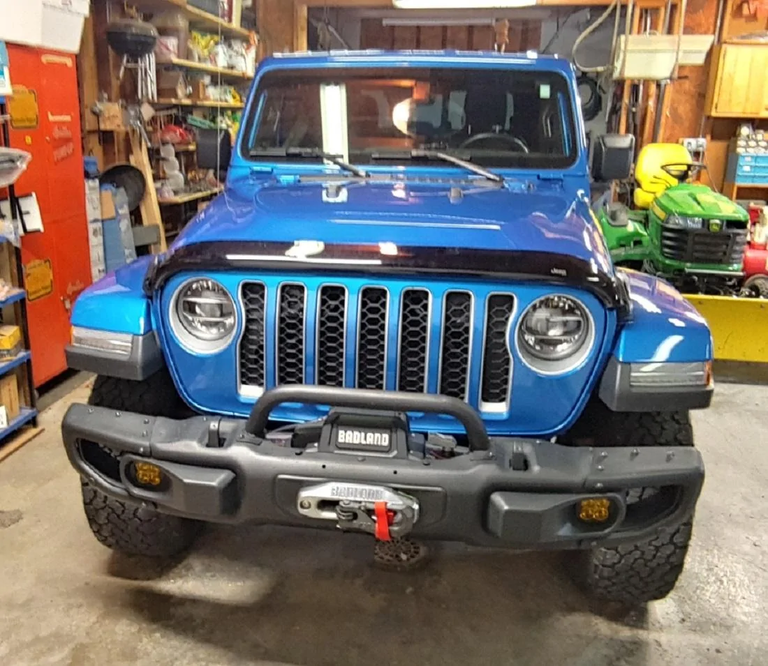 Jeep Gladiator New Apex 12K Harbor Freight winch Install front-bumper