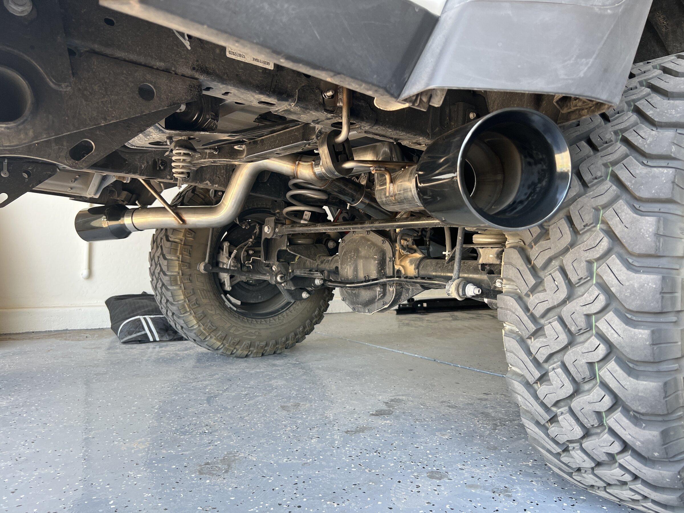 Jeep Gladiator Awe exhaust image
