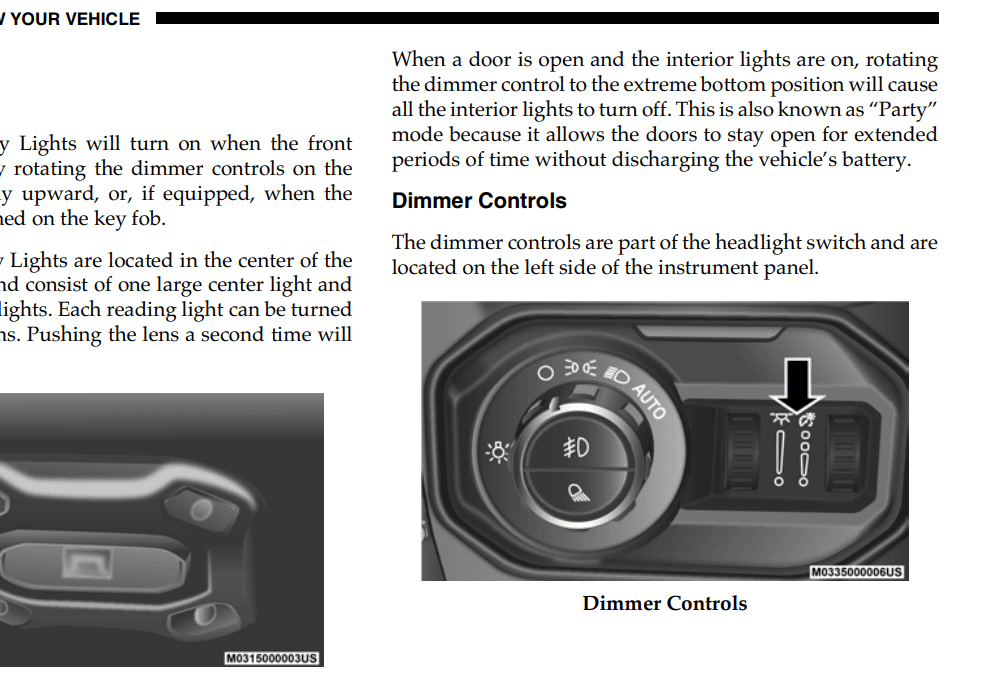 Jeep Gladiator Dimmer switch question 1653933954150