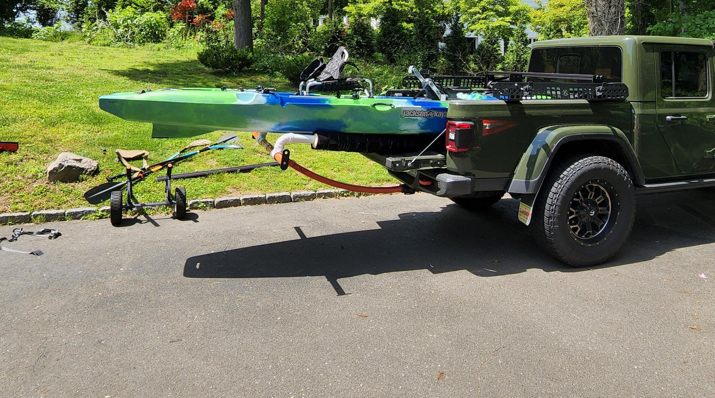 Jeep Gladiator Bed rack/storage for kayaks 20220529_133604_2