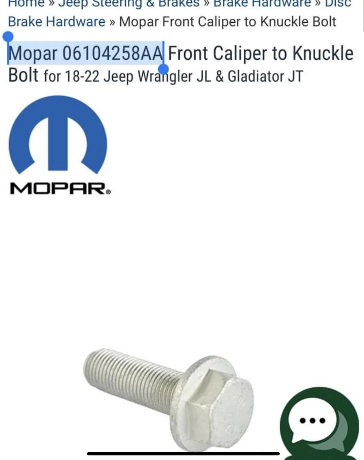 Jeep Gladiator WARNING - Check your caliper bolts B7F28922-294B-4237-8A2B-DD9BB982D28B