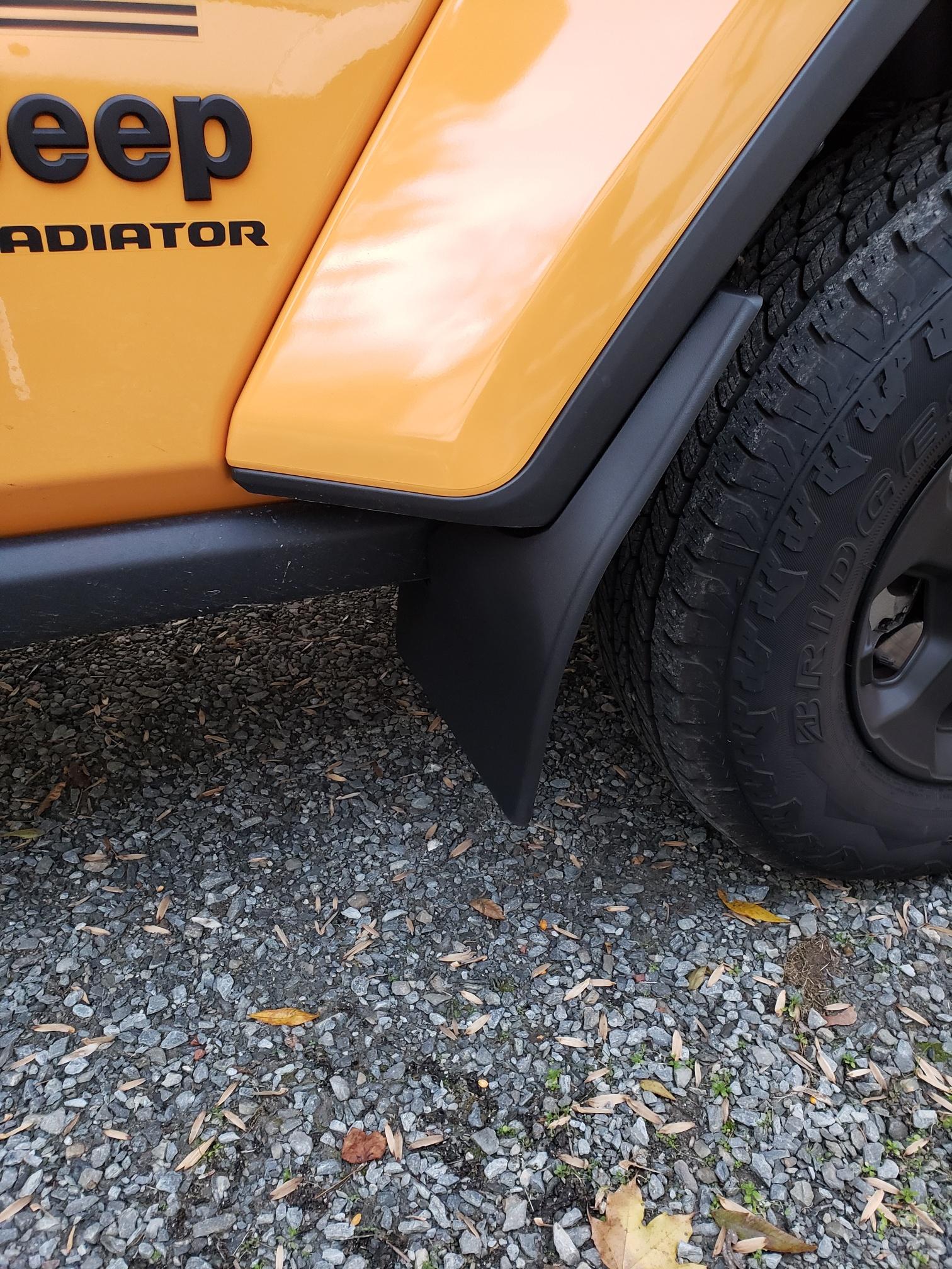 Jeep Gladiator Need help finding Mud Flaps for the 2021 Freedom Edition 20211117_162616_resized