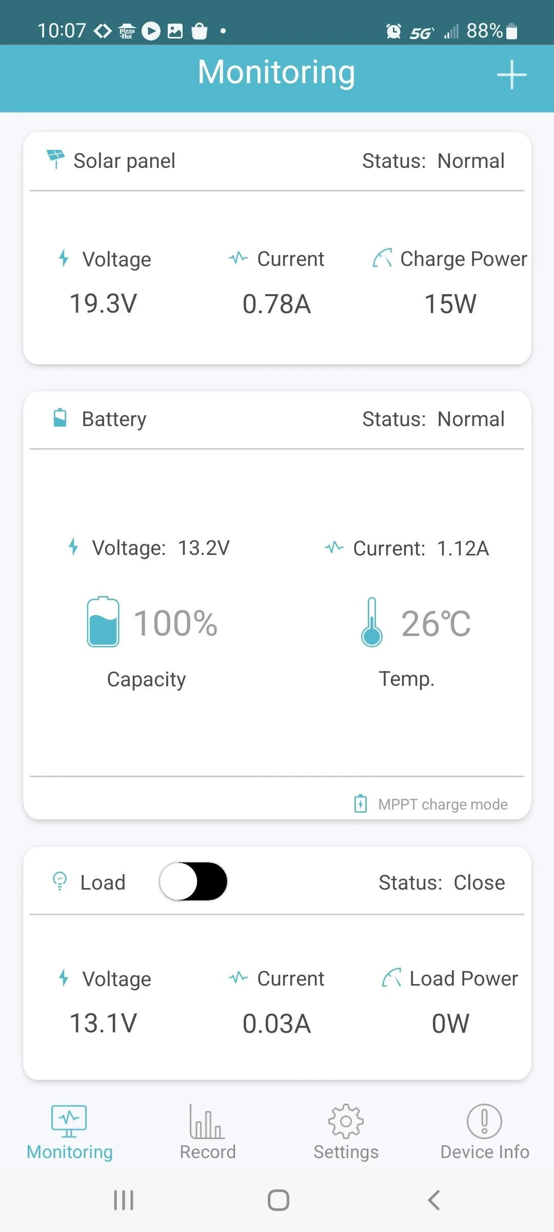 Jeep Gladiator Your battery voltage - truck off and at rest Screenshot_20220601-100756_Renogy BT