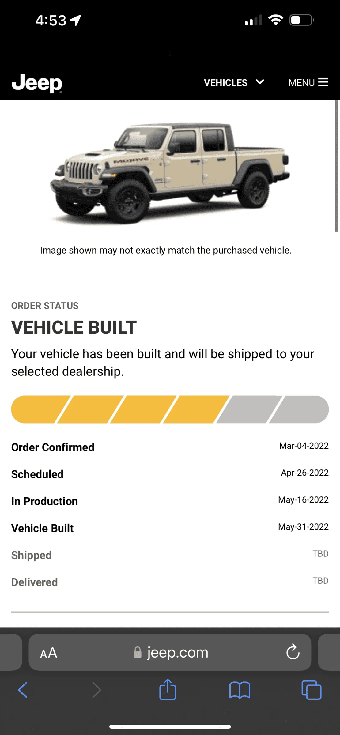 Jeep Gladiator Gobi Gladiators Waiting Room E2B55C92-DC7A-4708-9CCB-9E76698BF7CF