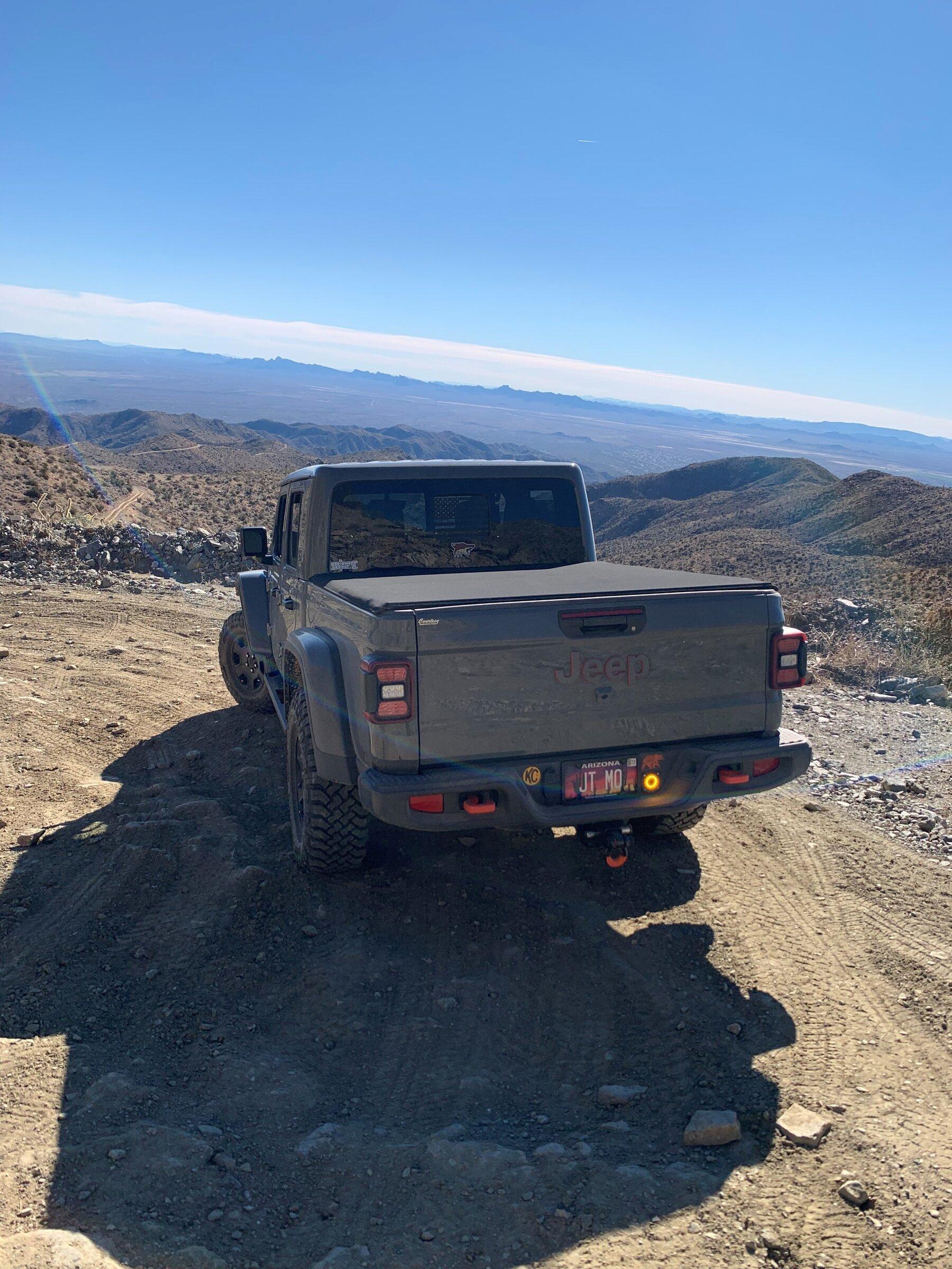 Jeep Gladiator Auxiliary LED Reverse Lights (Integrated Rear Bumper) Harquahala_JT_rear