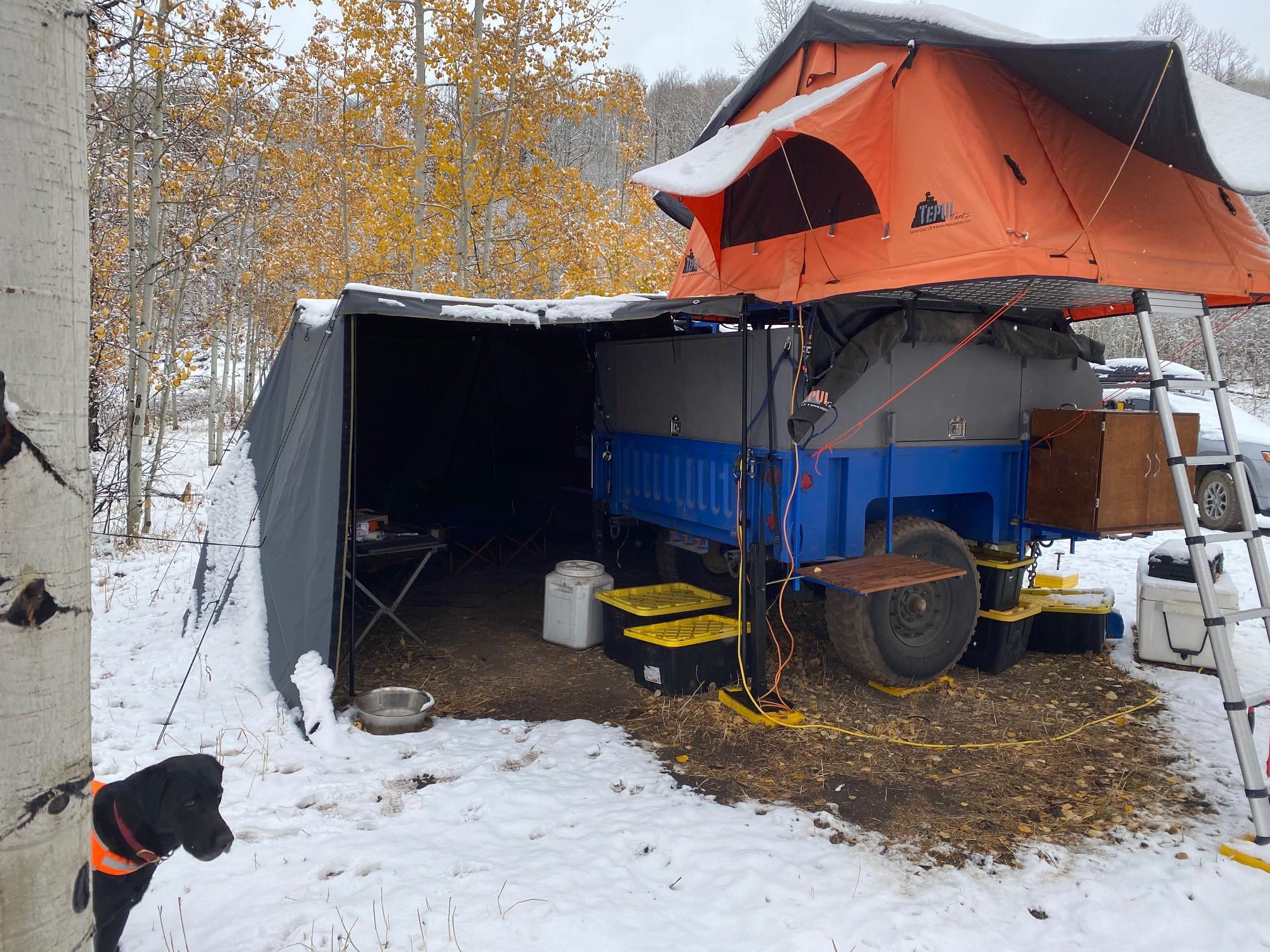Jeep Gladiator Using M1101 military trailer for overlanding camper IMG_7670