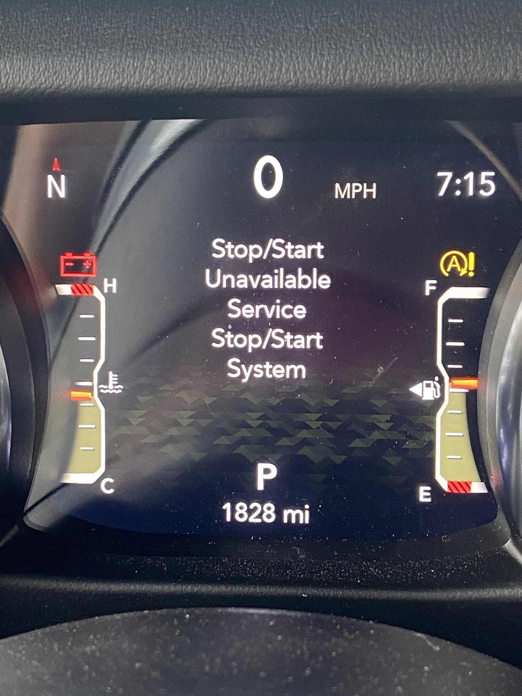Start/Stop unavailable - check engine light | Jeep Gladiator