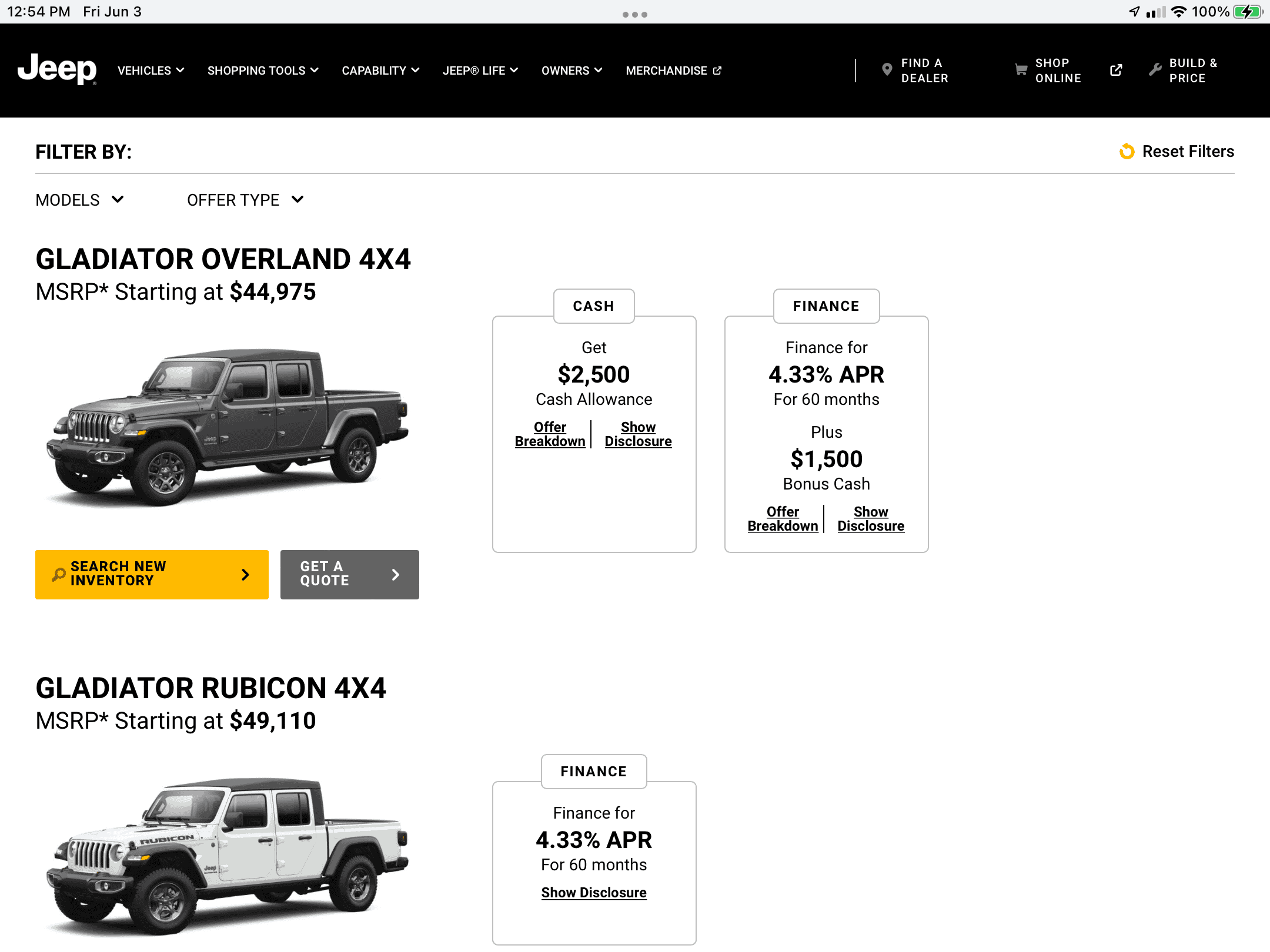Jeep Gladiator Gobi Gladiators Waiting Room E37E31EE-9912-4E87-AC33-ADA3792F28BF