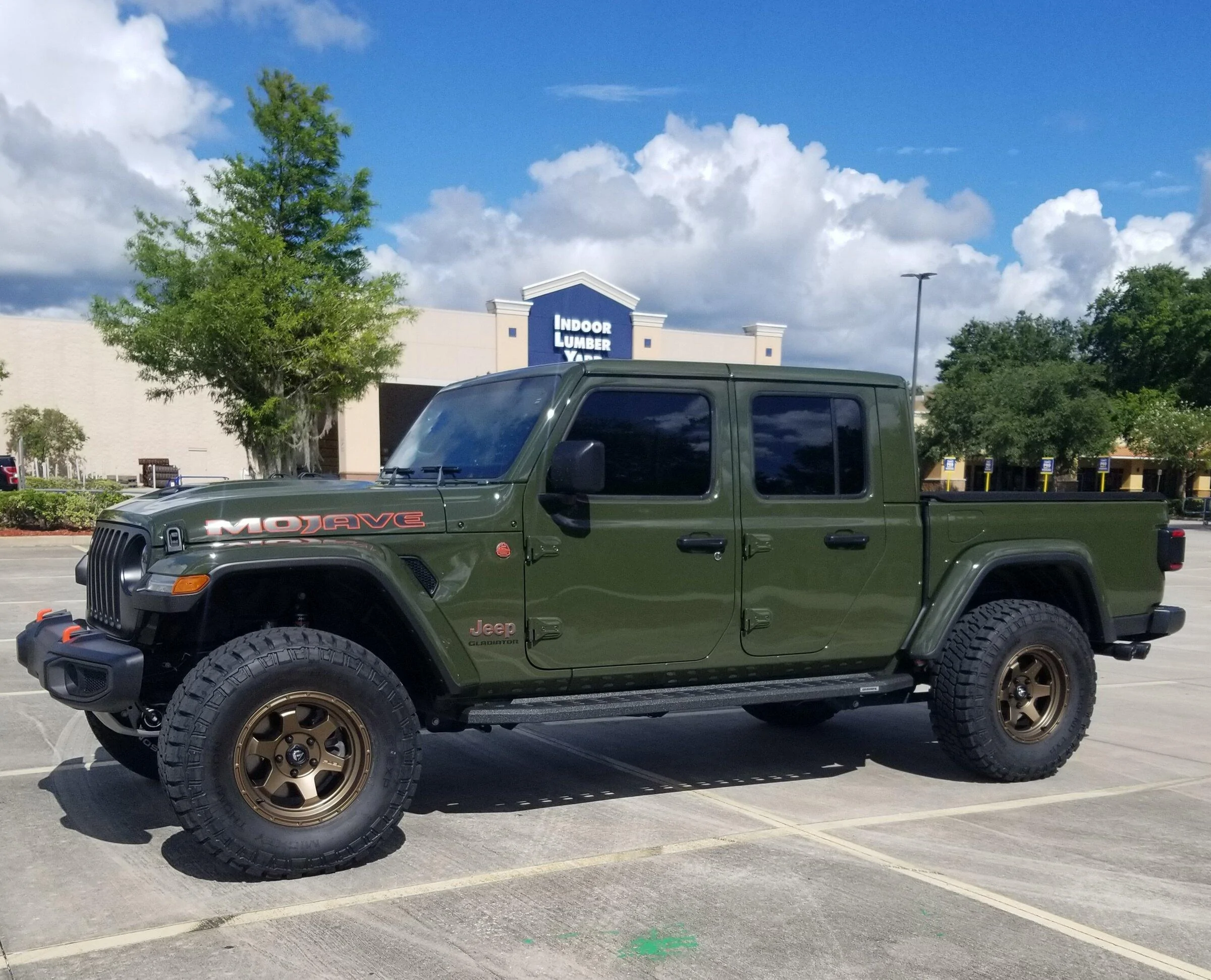 Jeep Gladiator 1 inch Teraflex Spacer on Mojave 20220603_195015