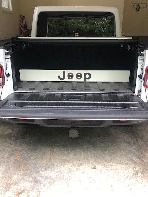 Jeep Gladiator The extent of my wood working skills ? Board a