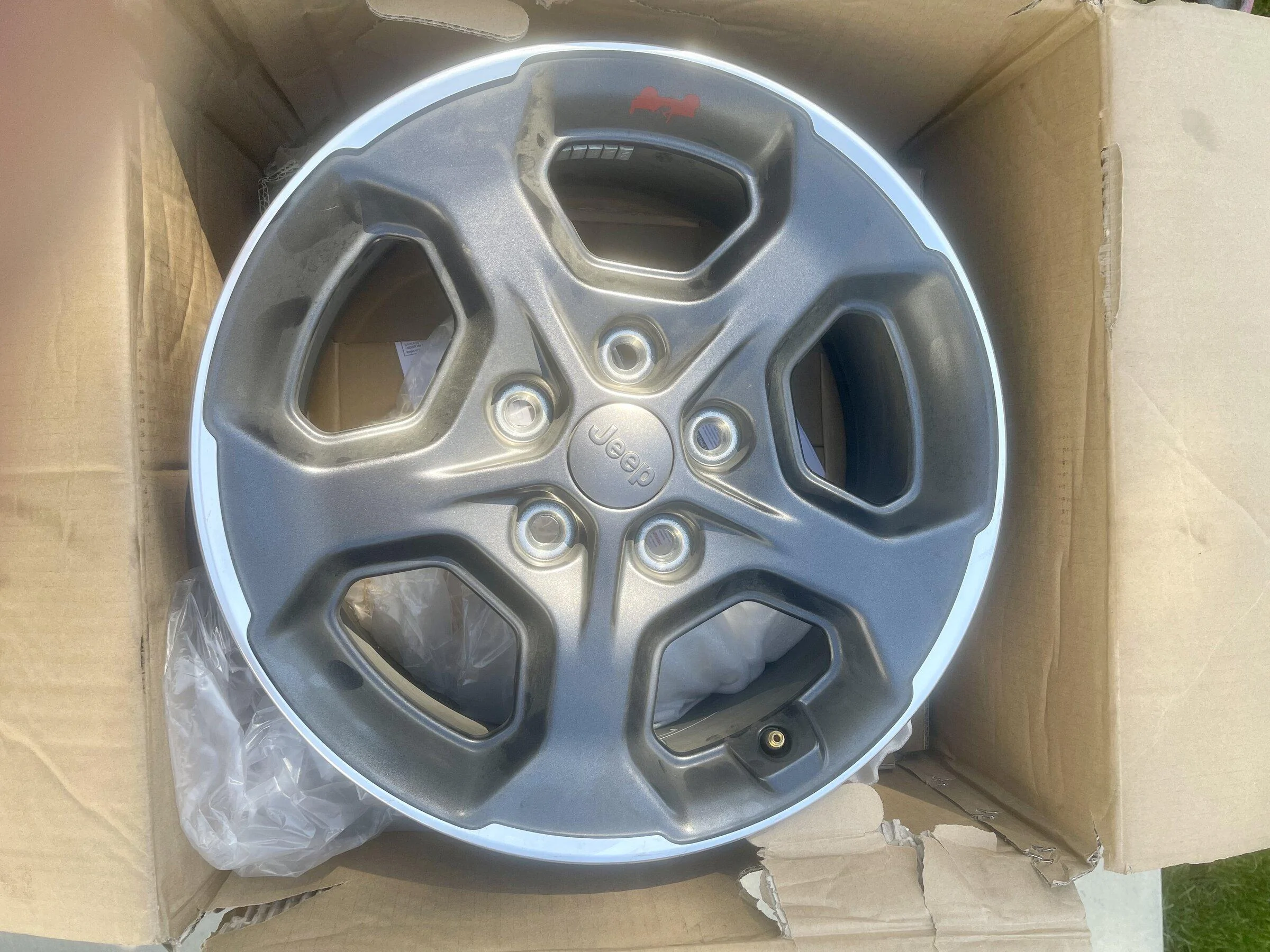 Jeep Gladiator Rubicon Wheels - just wheels, 5 of them, for sale 863C5D41-3683-460B-97C1-10F5CA1732F4