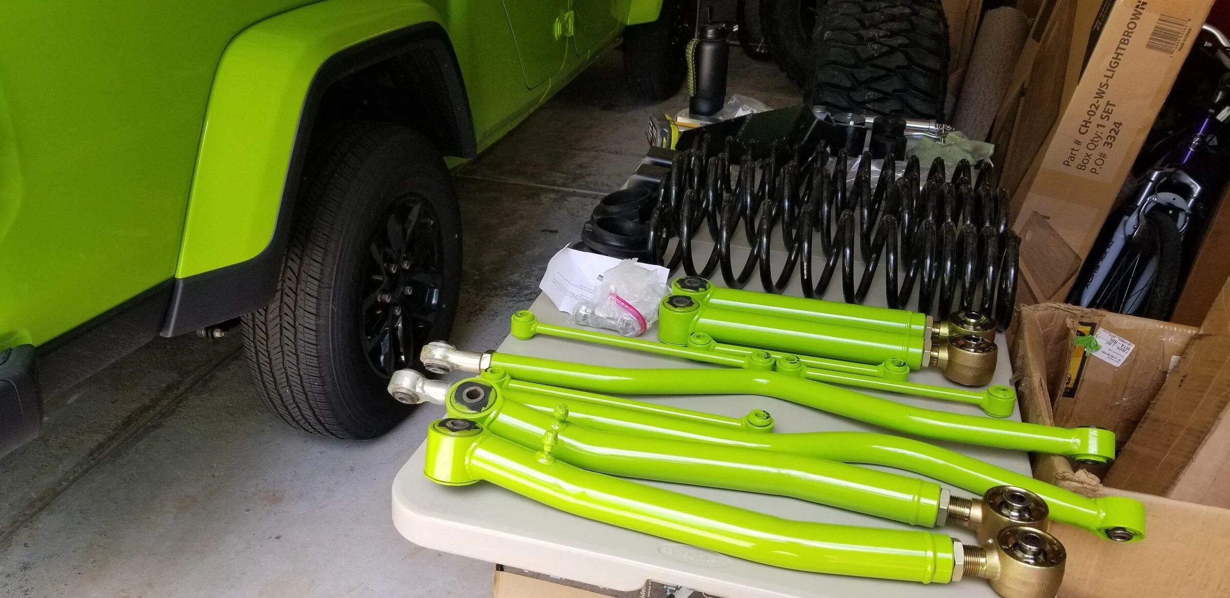 Jeep Gladiator 4.5" Frankinlift on 40's complete 20220530_114601