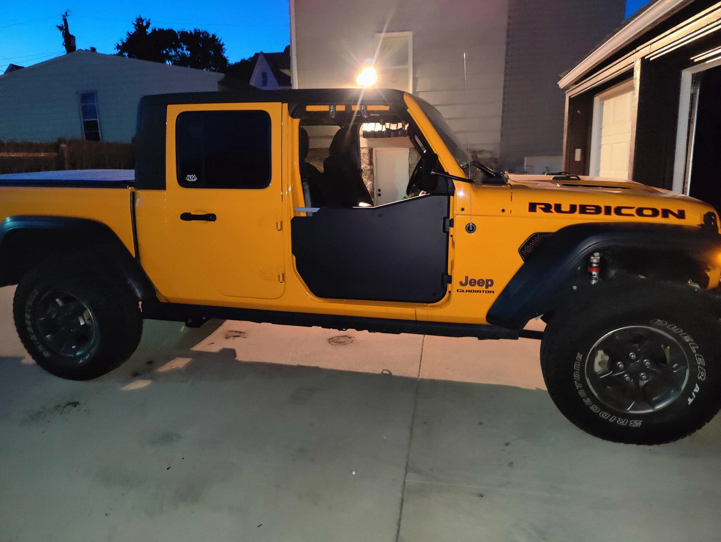 Jeep Gladiator Smittybilt "Half Doors" Installed IMG20220605211425