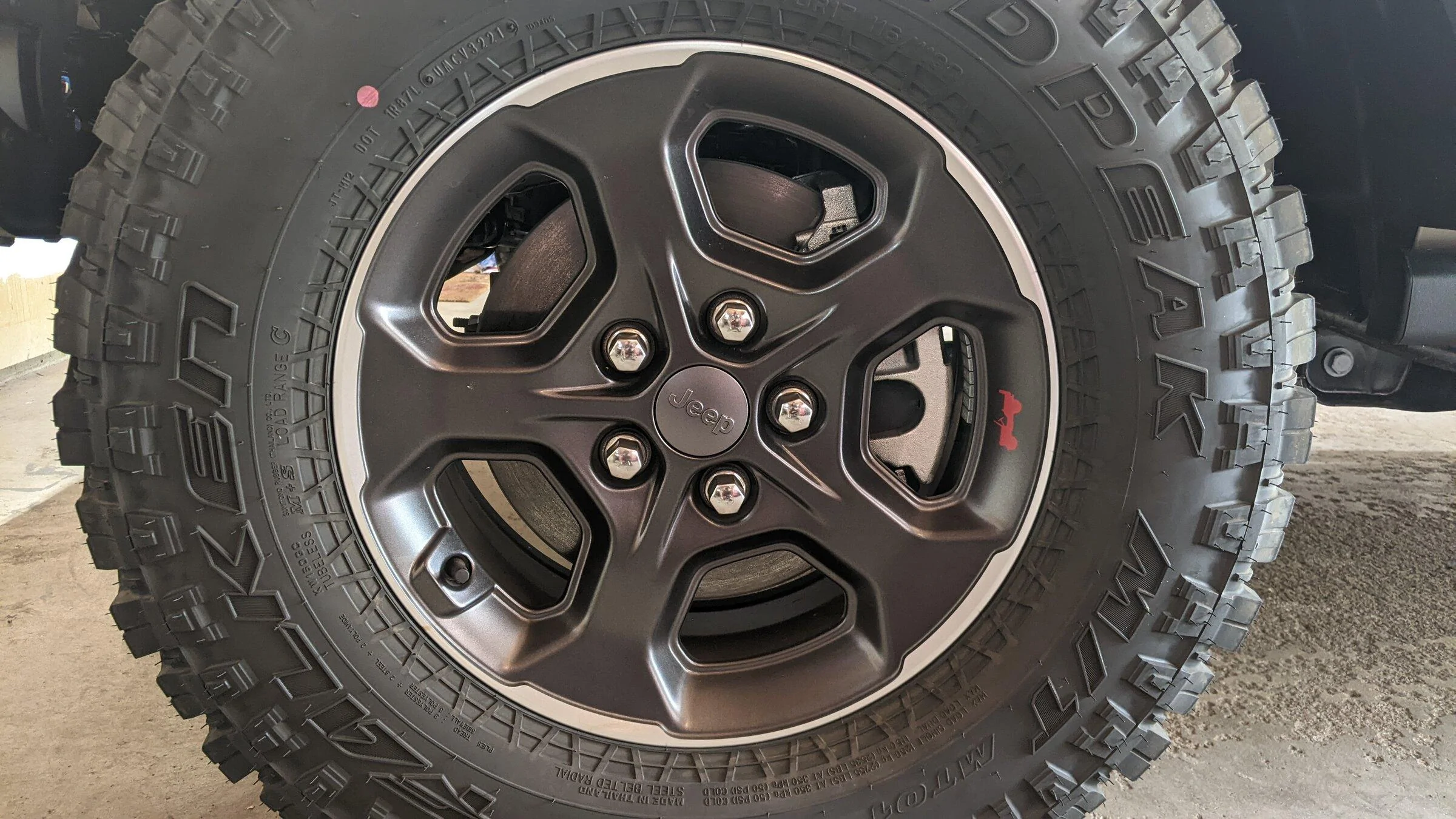 Jeep Gladiator Rubicon Take Off Wheels & Falken MT Full Set PXL_20220531_173501743