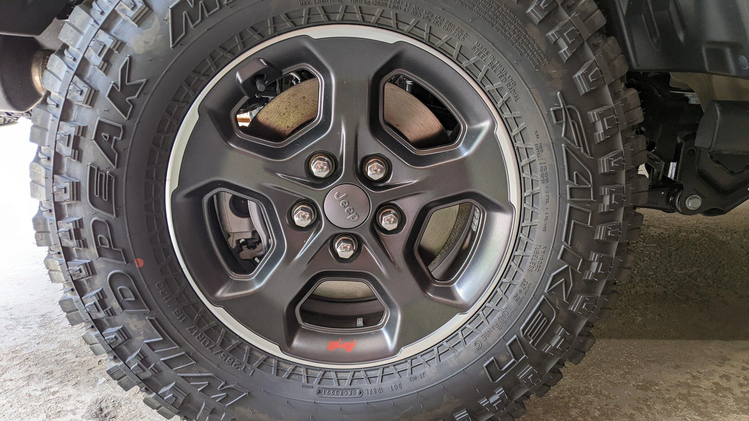Jeep Gladiator Rubicon Take Off Wheels & Falken MT Full Set PXL_20220531_173531669