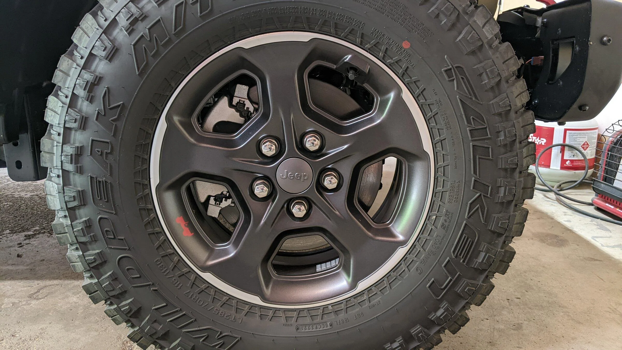 Jeep Gladiator Rubicon Take Off Wheels & Falken MT Full Set PXL_20220531_173541262