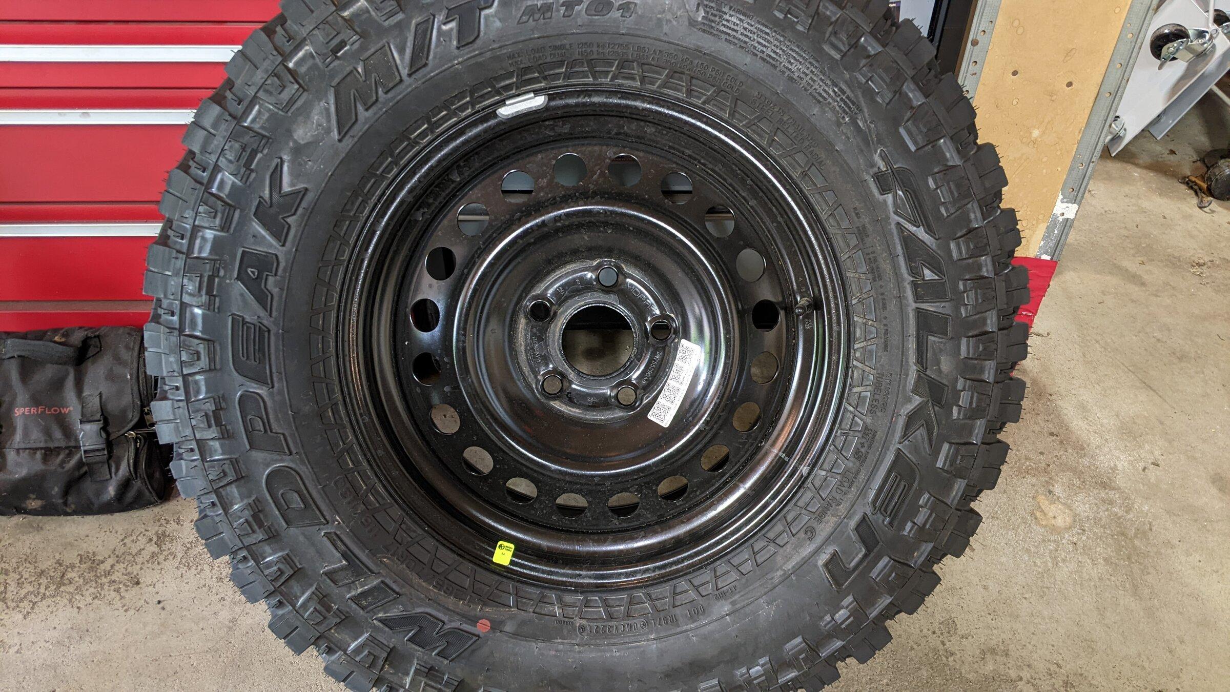 Jeep Gladiator Rubicon Take Off Wheels & Falken MT Full Set PXL_20220531_175040017
