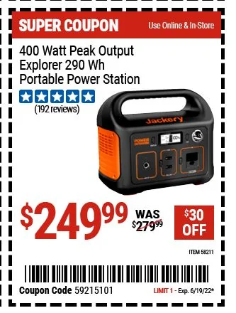 Jeep Gladiator Decent deal at Harbor Freight for a Jackory Power station jack