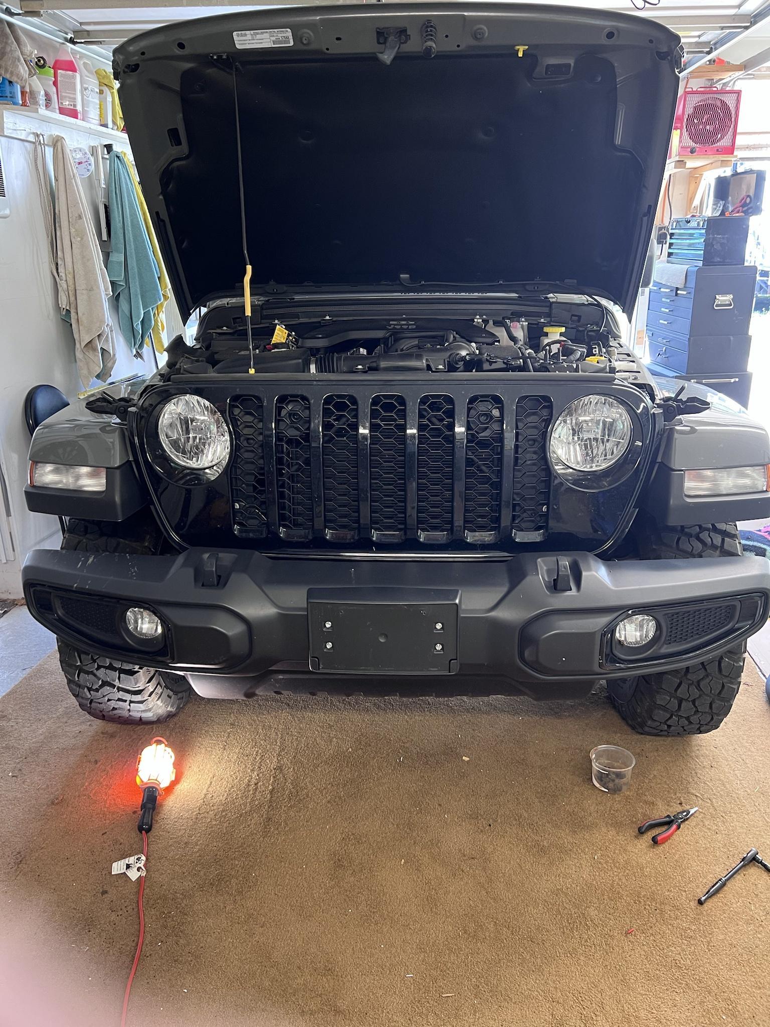 Jeep Gladiator New Headlights and Bumper aCZhZEH