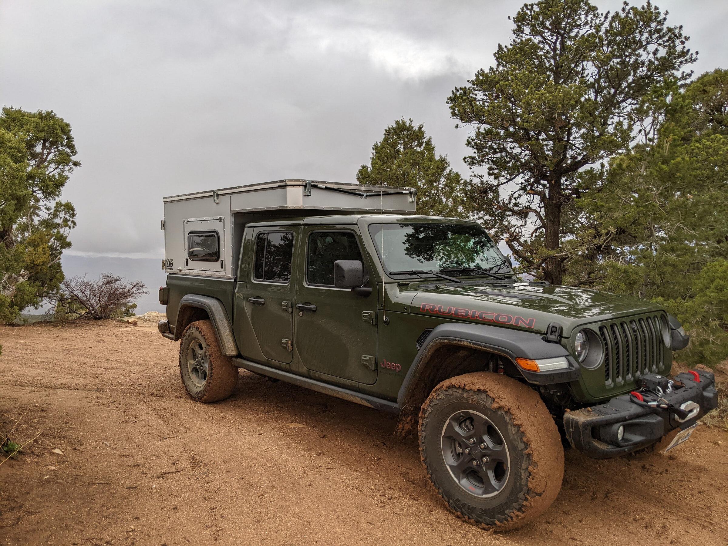 Jeep Gladiator Slide-in camper options? canyon-of-ancients