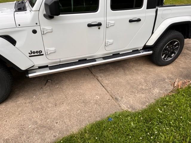 Jeep Gladiator Gladiator OEM side steps, chrome - $100 obo JEEP STEPS 2
