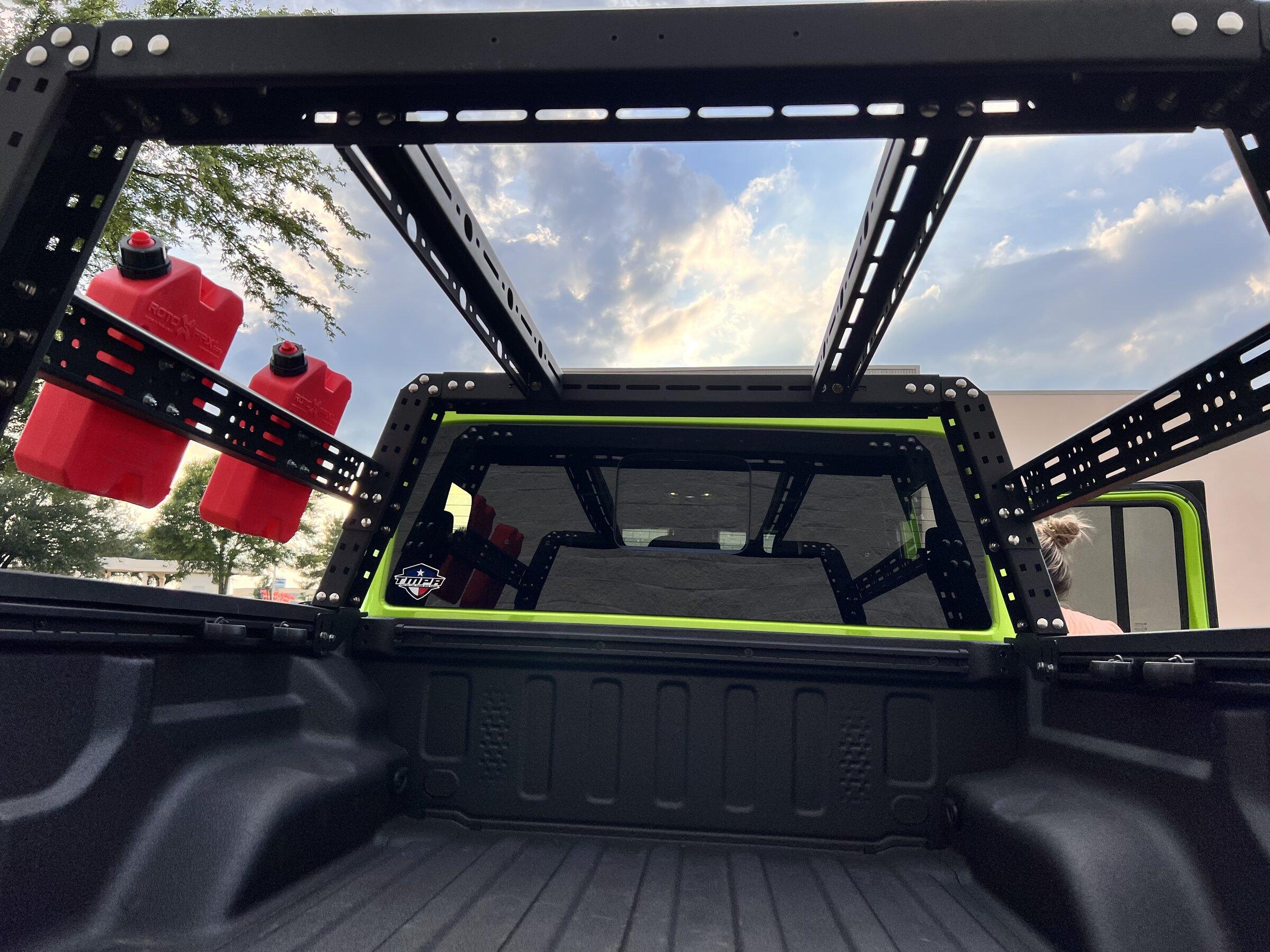 Jeep Gladiator Overland bed rack system 0E41EC3D-B97D-48B9-BCB9-C06A0A91366F